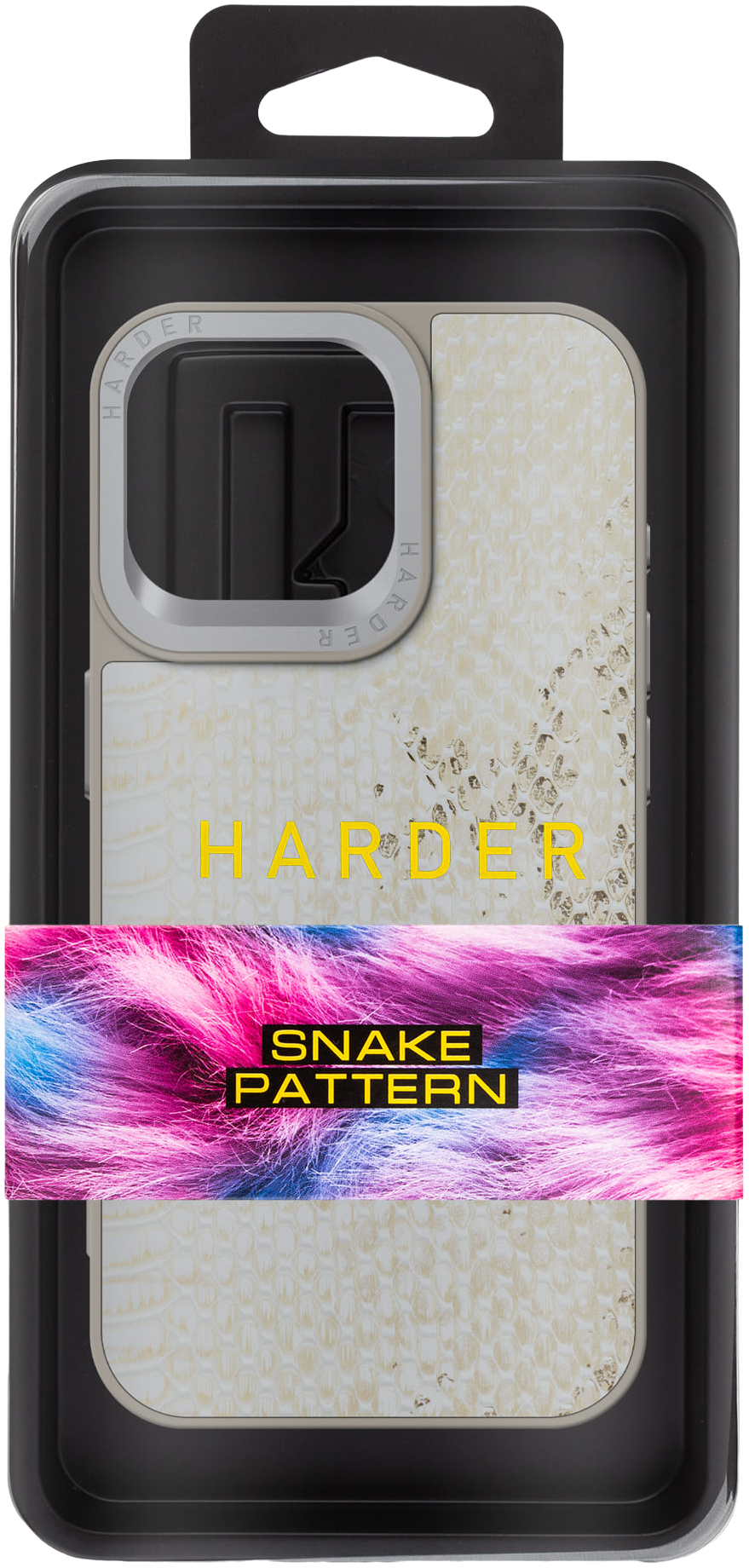 Чехол Harder Snake Pattern для Apple iPhone 15 Pro Max White Cream (ARM76801) фото 