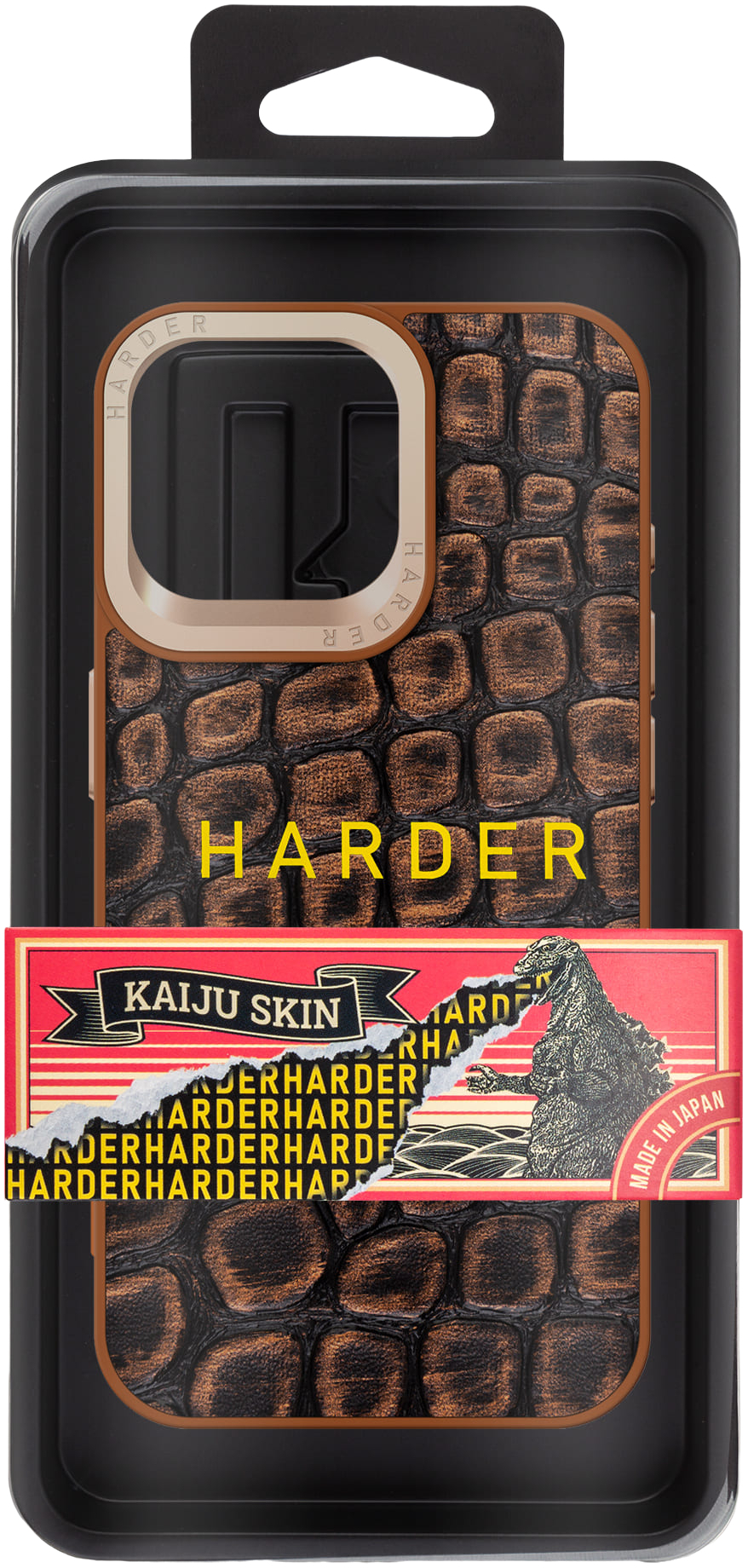 Чехол Harder Kaiju Skin для Apple iPhone 15 Pro Max Orange (ARM76849) фото 