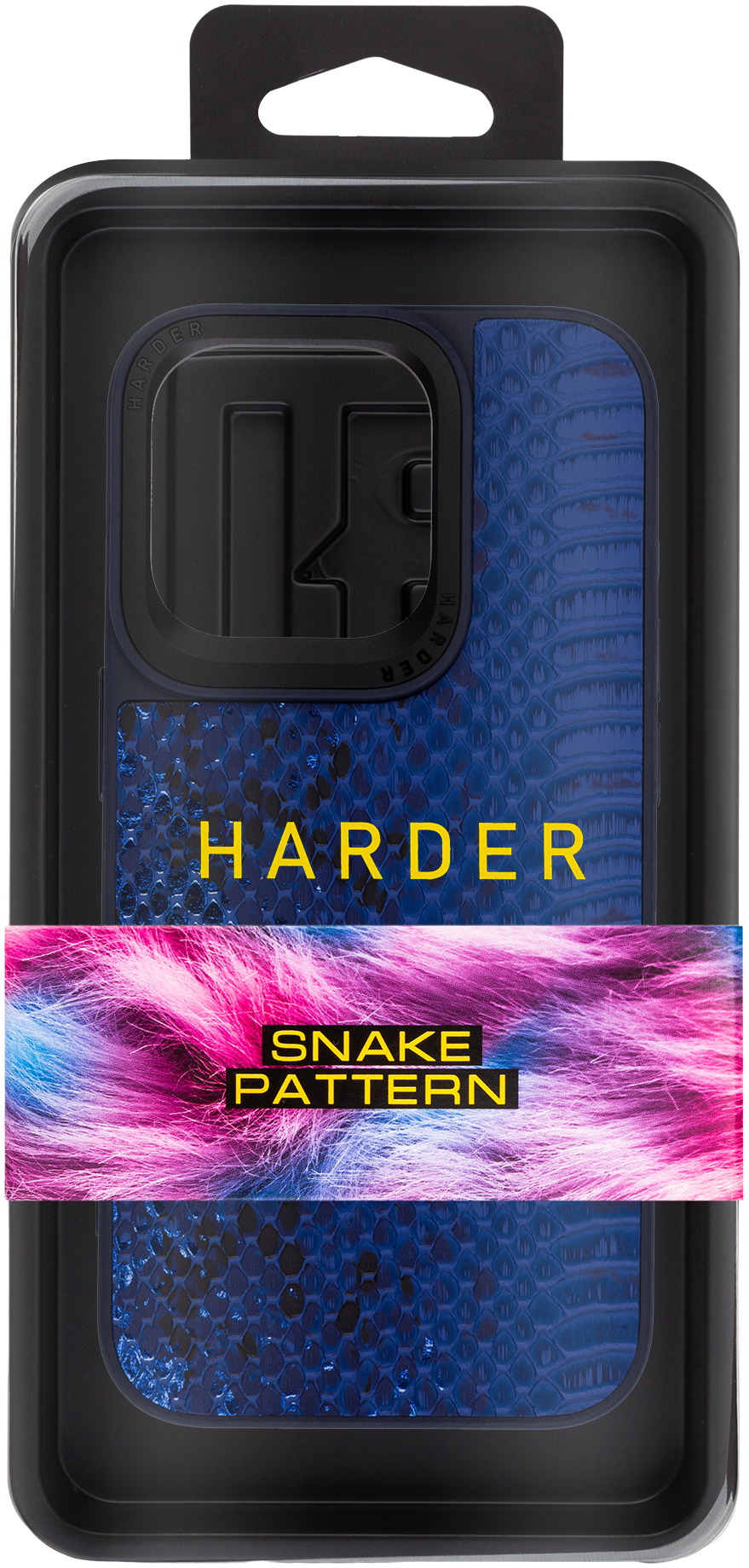 Чехол Harder Snake Pattern для Apple iPhone 15 Pro Blue Mystic (ARM76796) фото 