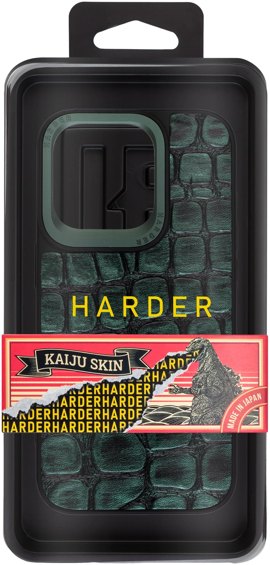 Чехол Harder Kaiju Skin для Apple iPhone 15 Pro Green (ARM76840) фото 