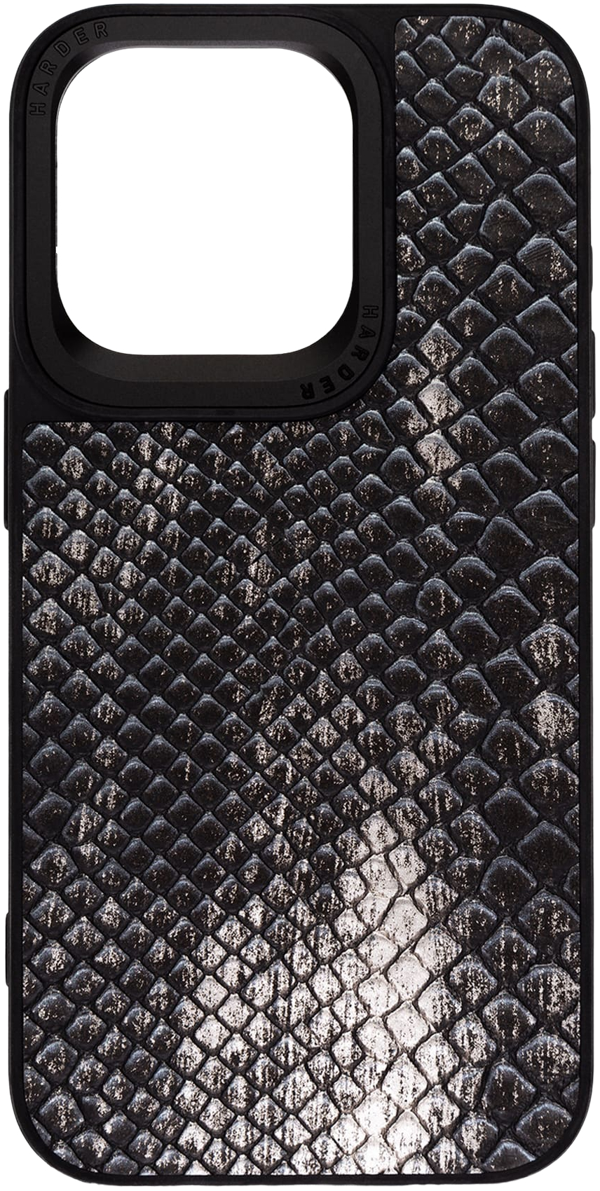Чехол Harder Lizard для Apple iPhone 15 Pro Black (ARM76869) фото 