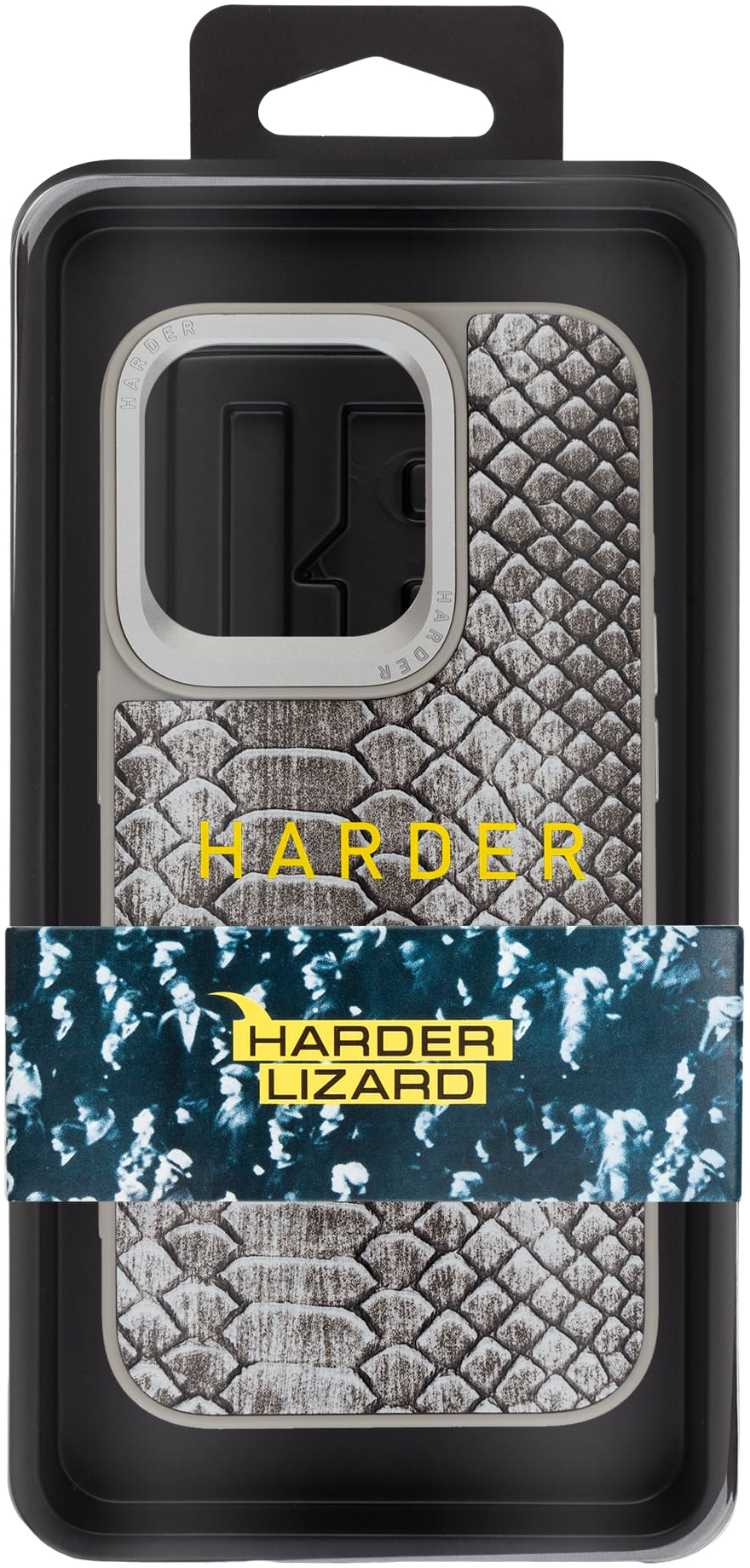 Чехол Harder Lizard для Apple iPhone 15 Pro Grey (ARM76872) фото 