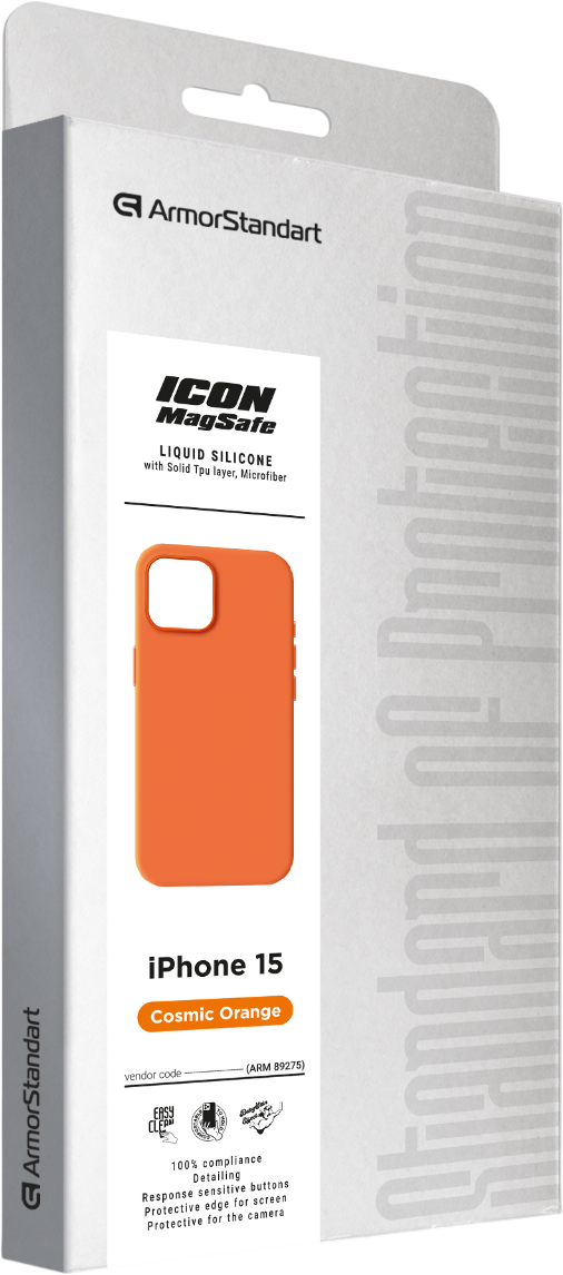 Чехол ArmorStandart ICON2 MagCase для Apple iPhone 15 Cosmic Orange (ARM89275) фото 
