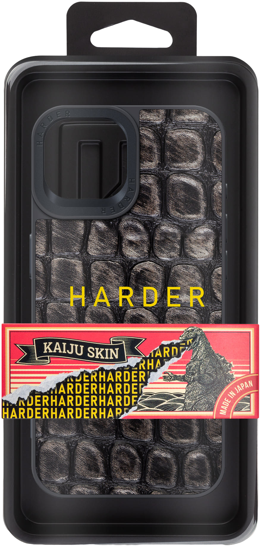 Чехол Harder Kaiju Skin для Apple iPhone 15 Black (ARM76833) фото 
