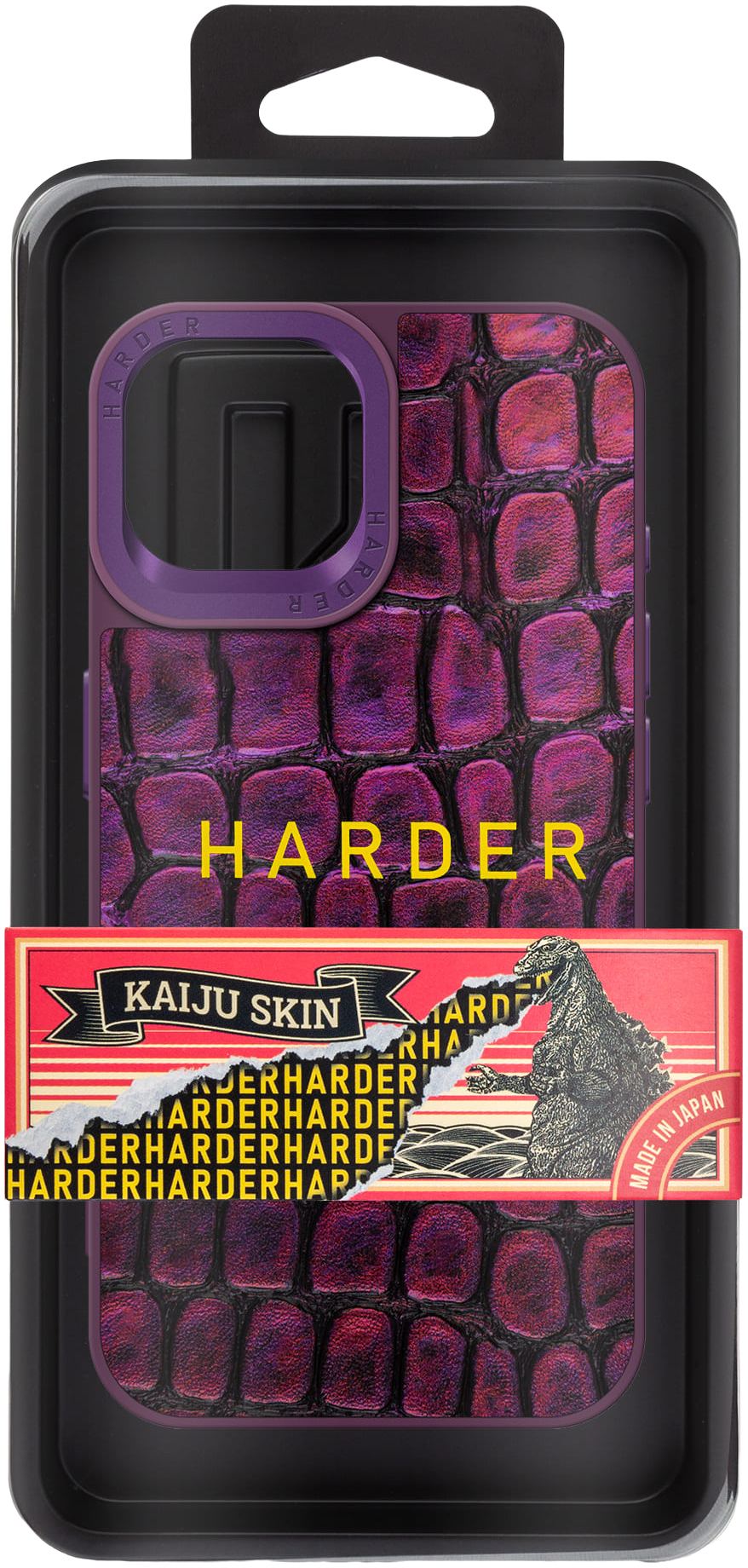 Чехол Harder Kaiju Skin для Apple iPhone 15 Purple (ARM76836) фото 3