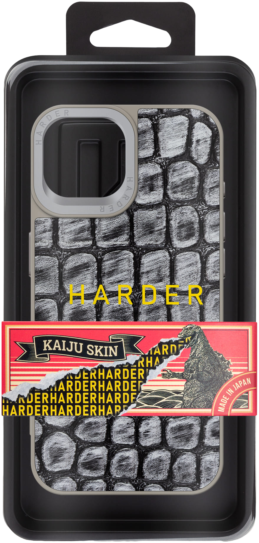 Чехол Harder Kaiju Skin для Apple iPhone 15 Grey (ARM76838) фото 3