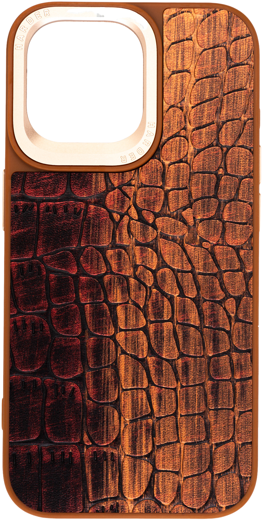 Чехол Harder Glamorous Croco для Apple iPhone 14 Pro Max Magma (ARM76776) фото 
