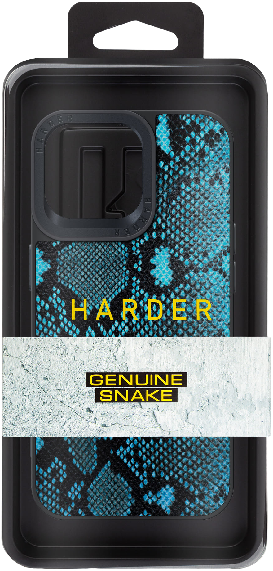 Чехол Harder Genuine Snake для Apple iPhone 14 Pro Max Dark Blue (ARM76790) фото 3