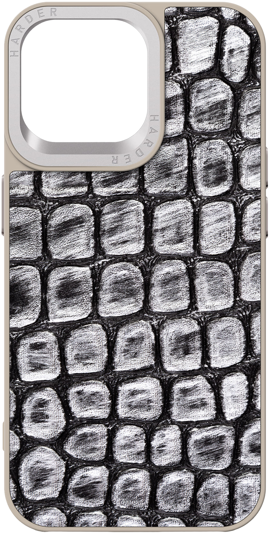 Чехол Harder Kaiju Skin для Apple iPhone 14 Pro Max Grey (ARM76868) фото 