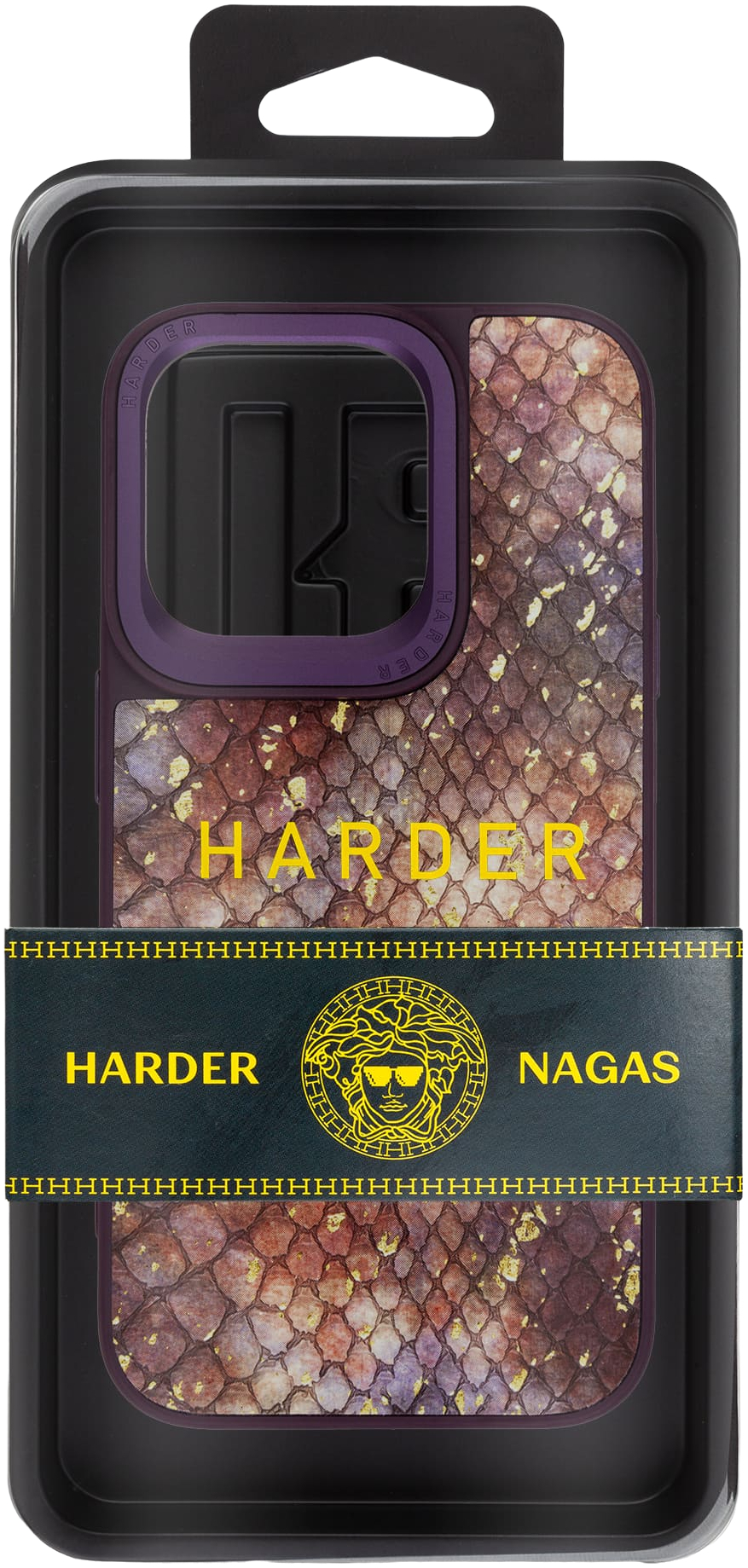 Чехол Harder Nagas для Apple iPhone 14 Pro Purple (ARM76754) фото 