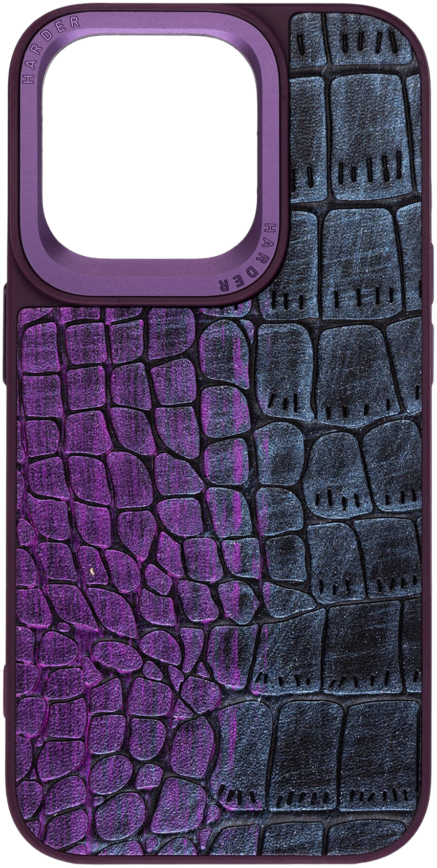 Чехол Harder Glamorous Croco для Apple iPhone 14 Pro Dark Purple (ARM76771) фото 2