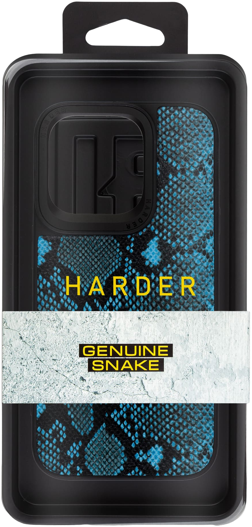 Чехол Harder Genuine Snake для Apple iPhone 14 Pro Dark Blue (ARM76787) фото 3