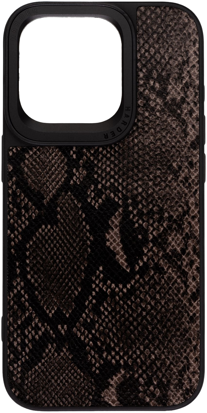 Чехол Harder Genuine Snake для Apple iPhone 14 Pro Black (ARM76789) фото 