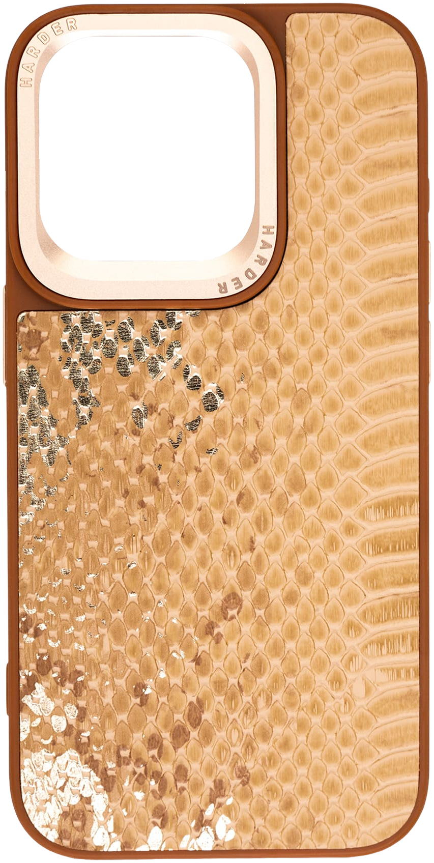 Чехол Harder Snake Pattern для Apple iPhone 14 Pro Beige (ARM76806) фото 