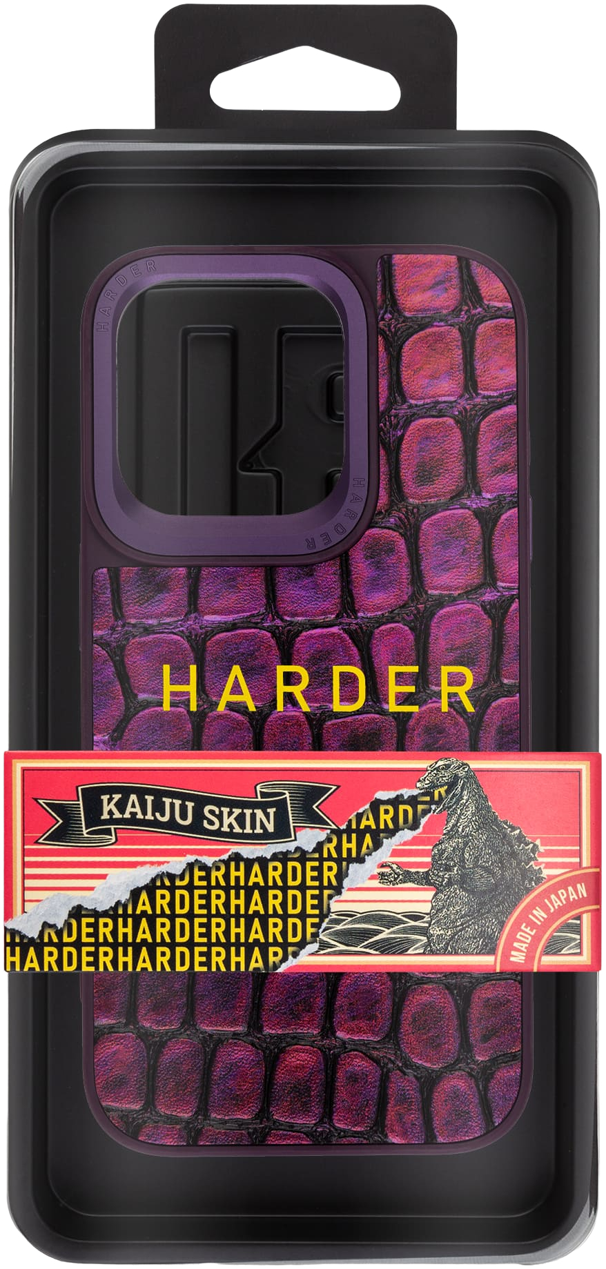 Чехол Harder Kaiju Skin для Apple iPhone 14 Pro Purple (ARM76860) фото 