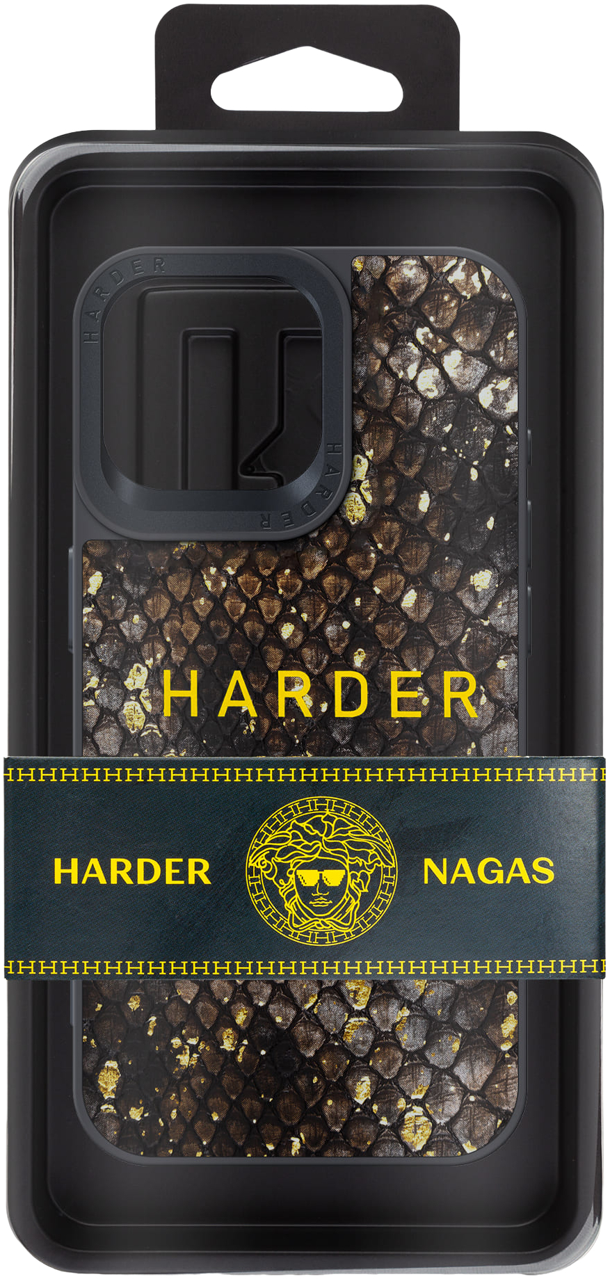 Чехол Harder Nagas для Apple iPhone 14 Pro Max Black (ARM76757) фото 3
