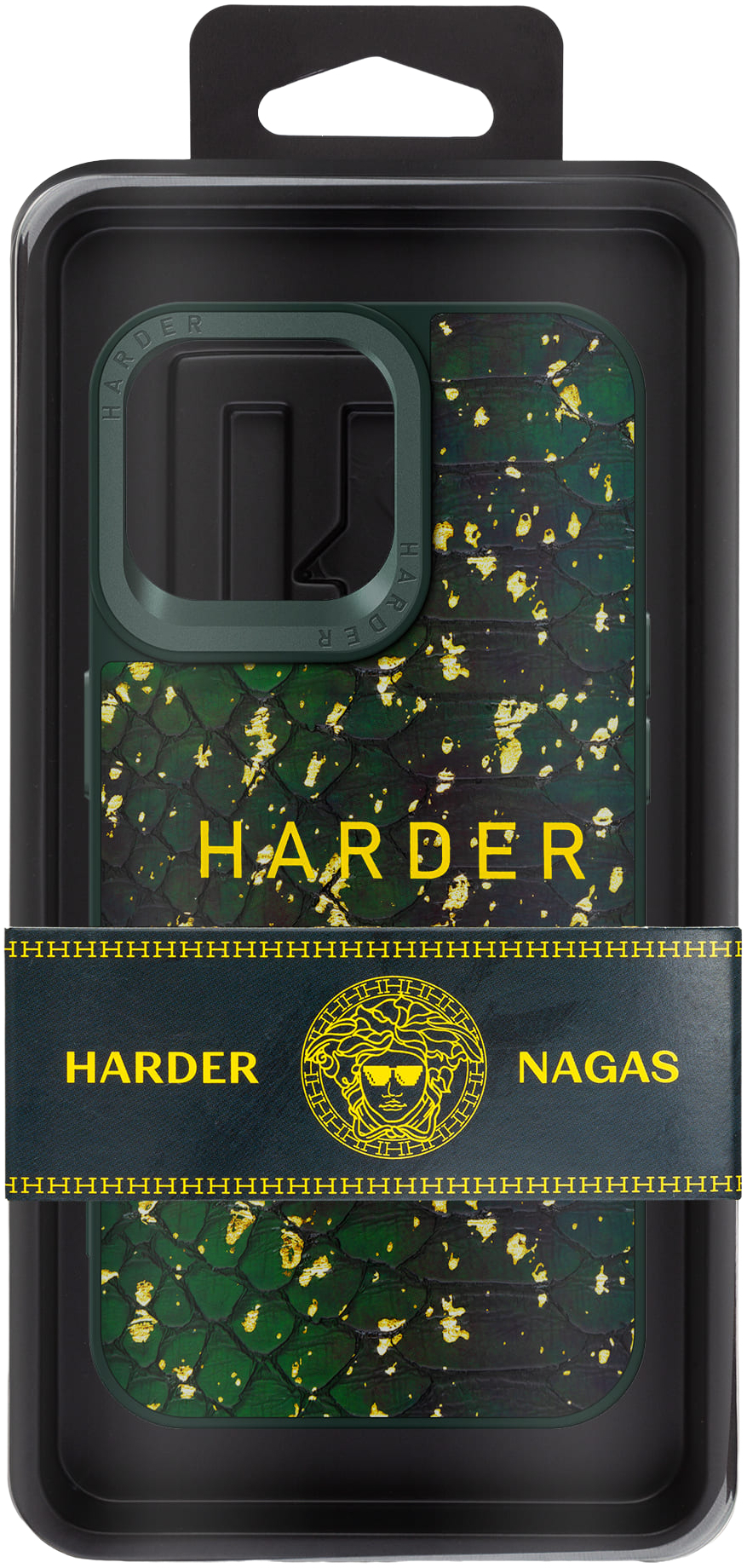 Чехол Harder Nagas для Apple iPhone 14 Pro Max Green (ARM76758) фото 3