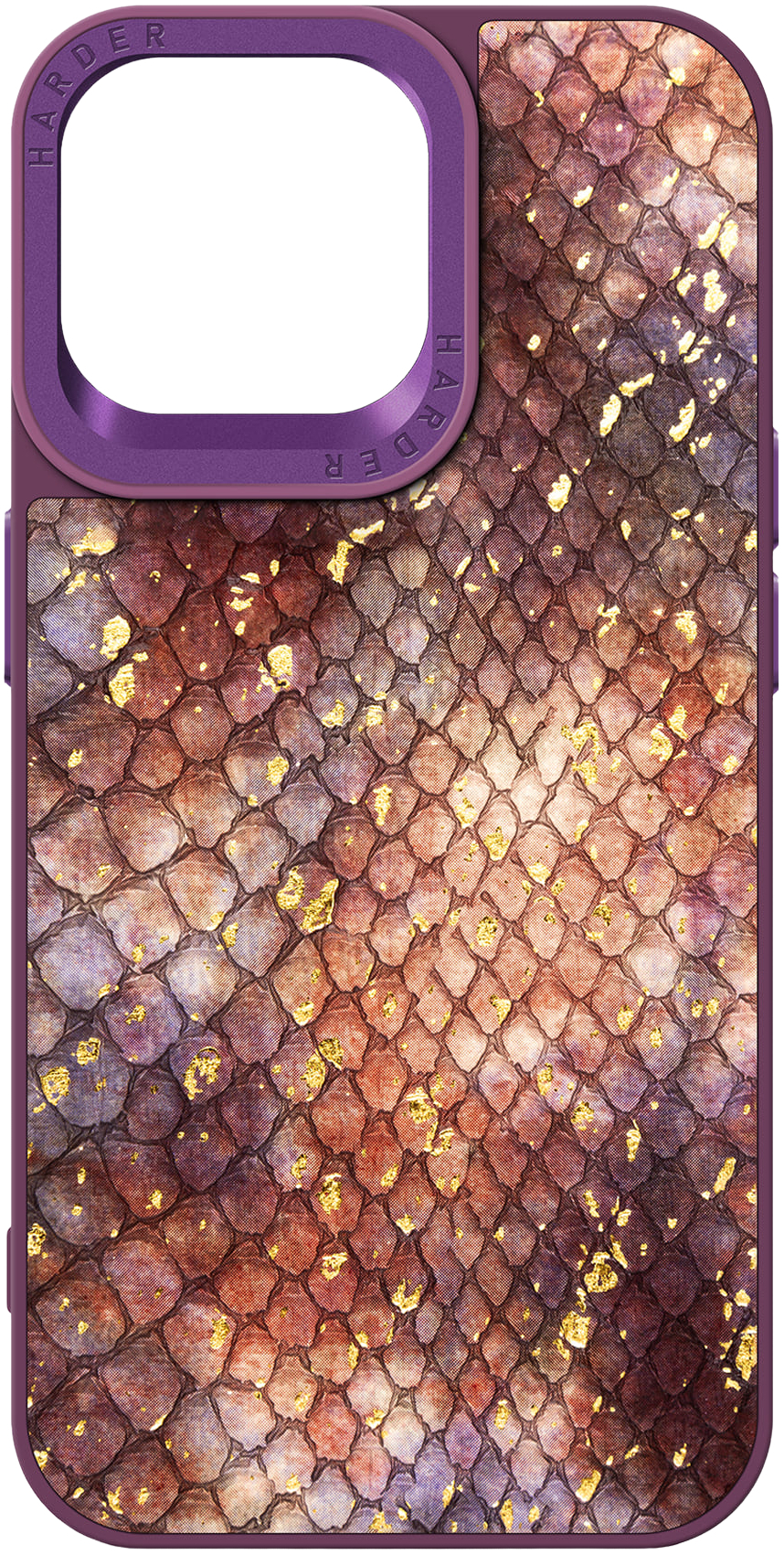 Чехол Harder Nagas для Apple iPhone 14 Pro Max Purple (ARM76759) фото 