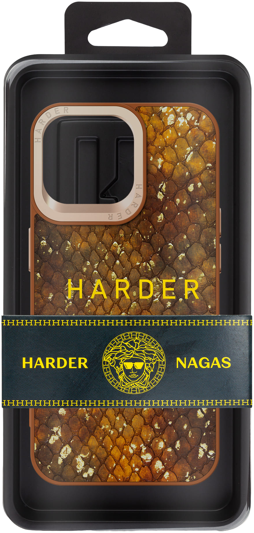 Чехол Harder Nagas для Apple iPhone 14 Pro Max Brown (ARM76760) фото 3