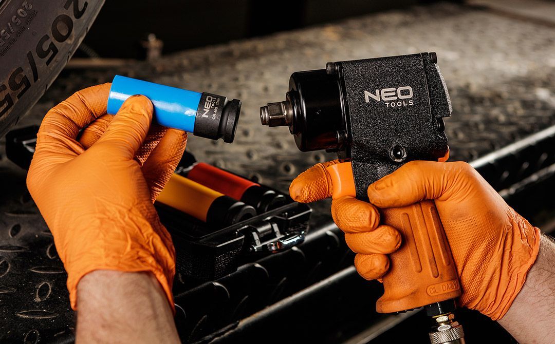 Набір торцевих насадок Neo Tools 1/2", 17, 19, 21мм (12-350)фото7
