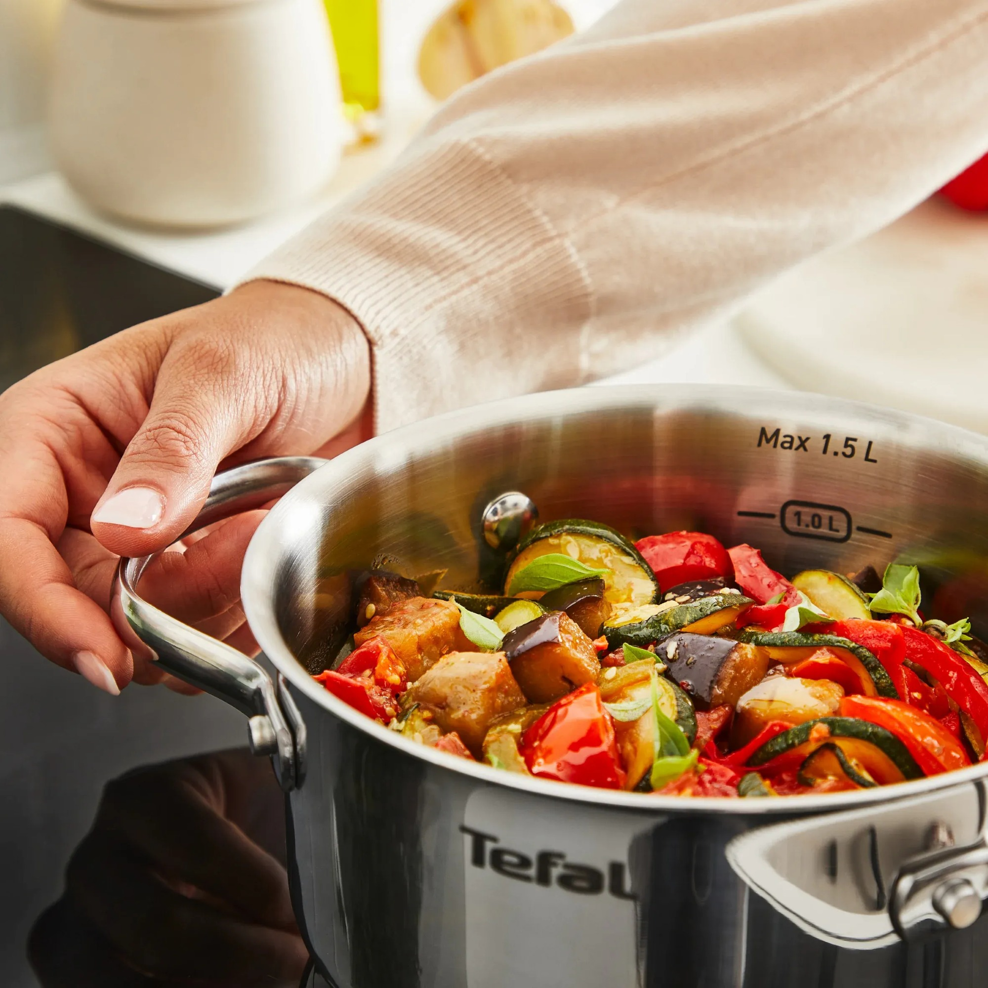 Кастрюля Tefal Minis с крышкой, 1,5 л (H8744255) фото 4