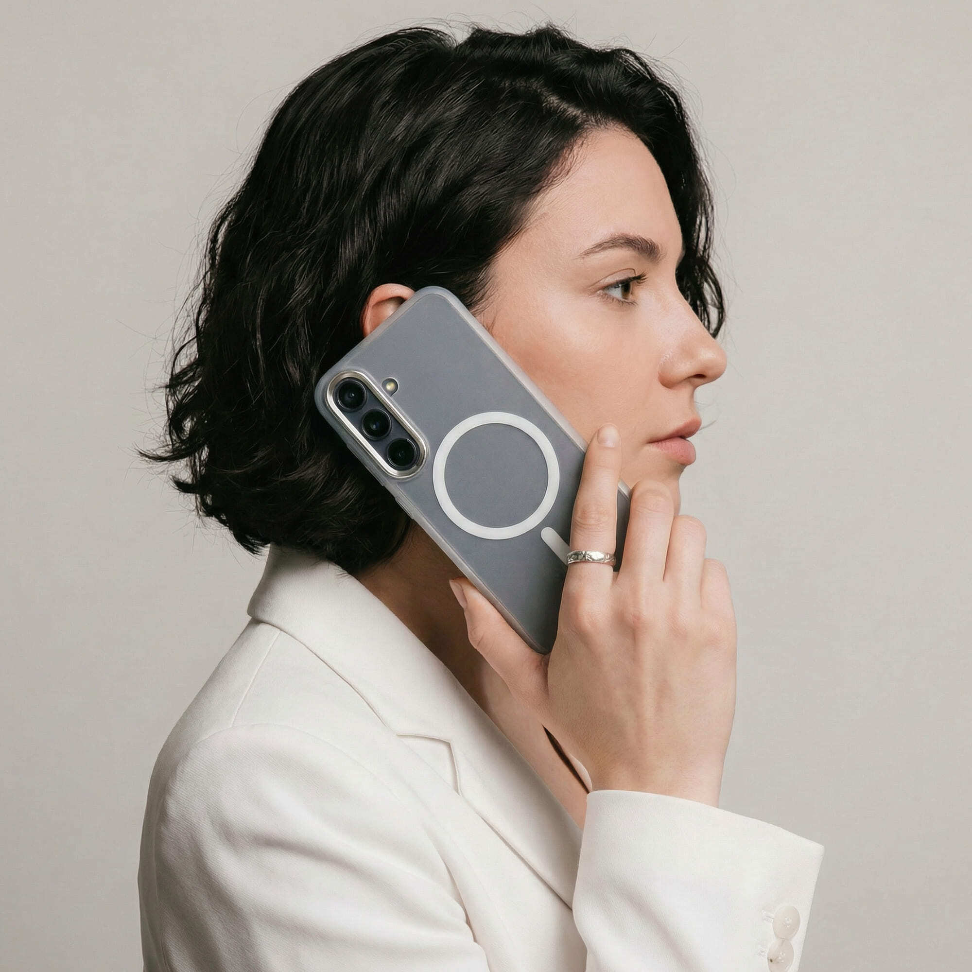 Чехол ArmorStandart Unit MagCase для Samsung S25 FE 5G Matte Clear (ARM89159) фото 