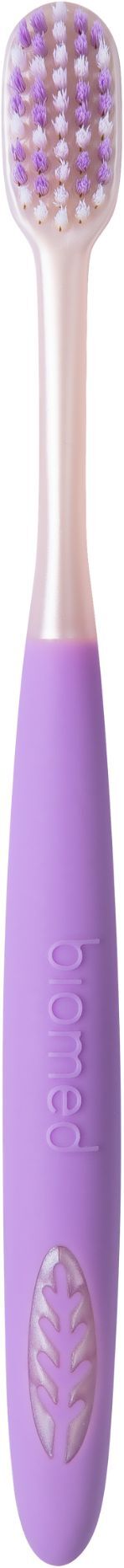Зубная щетка Biomed Pearl Gloss Medium Средняя лавандовая фото 