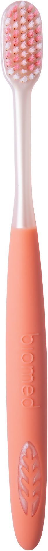 Зубная щетка Biomed Pearl Gloss Medium Средняя оранжевая фото 3