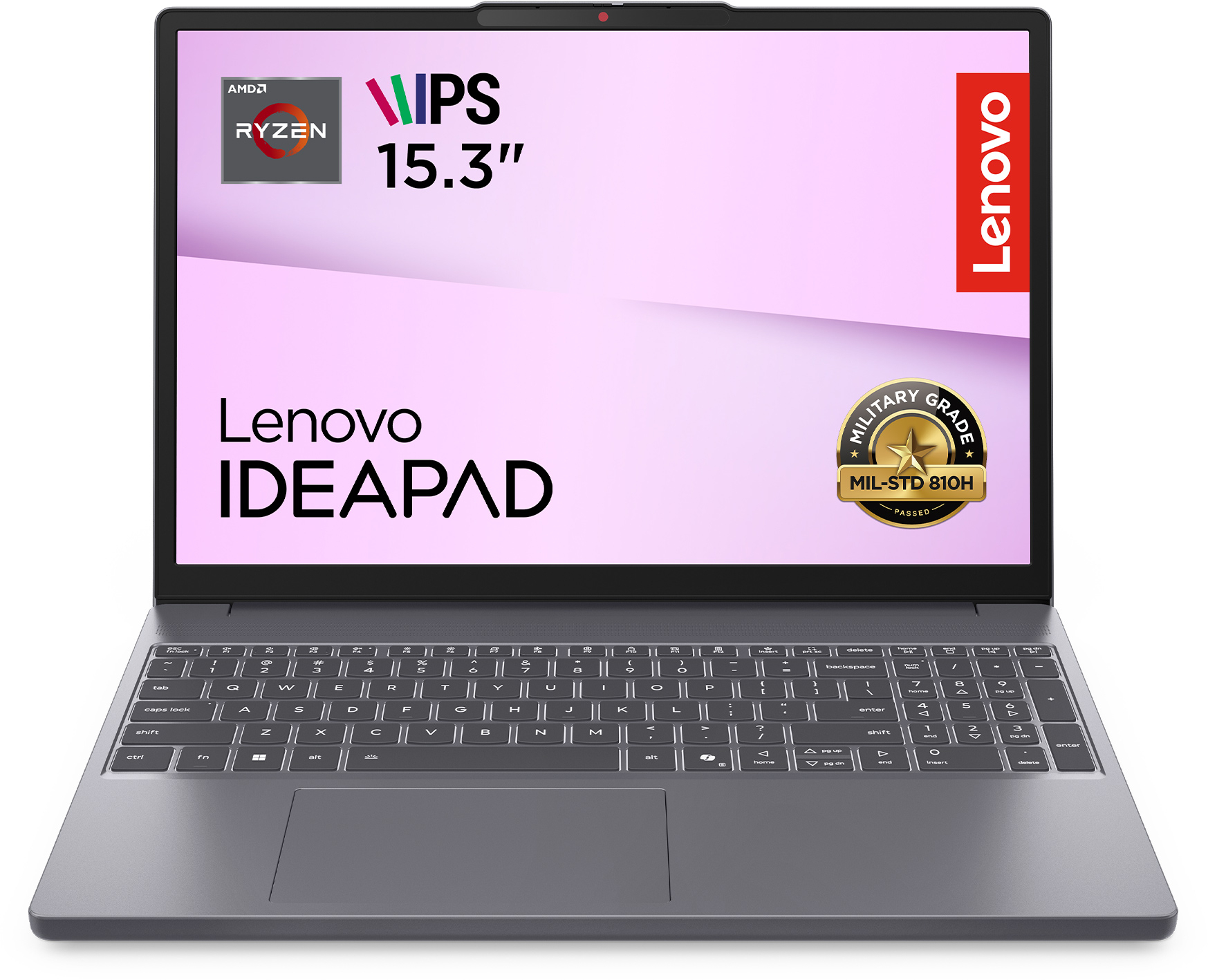 Ноутбук LENOVO IdeaPad Slim 3 15ARP10 Luna Grey (83K700H0RA)фото2