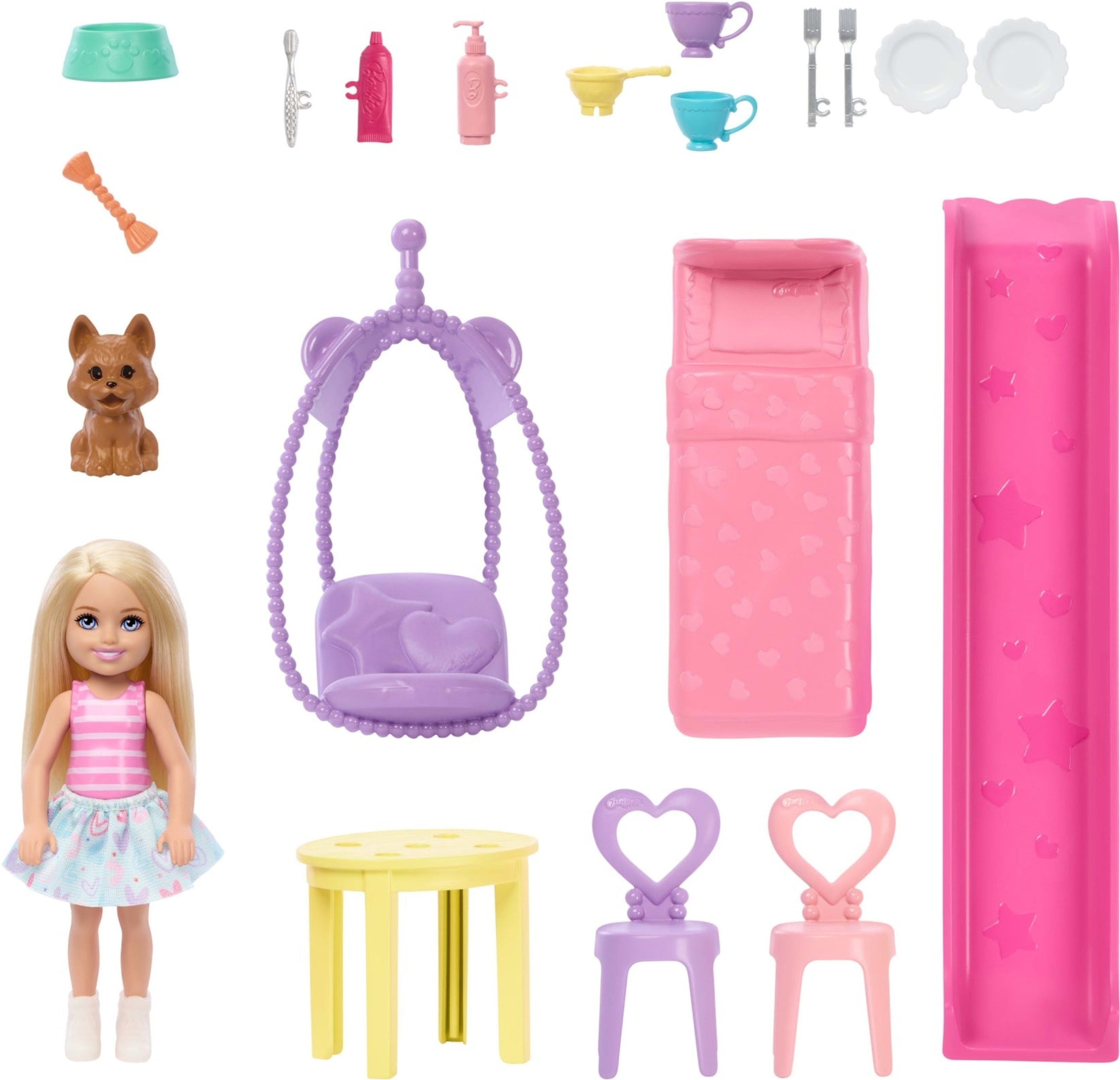 Портативный домик с куклой Челси Barbie (JFW49) фото 2
