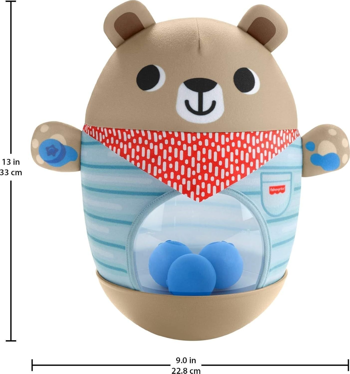 Іграшка Ведмедик-неваляйко Fisher-Price (JLB83)фото