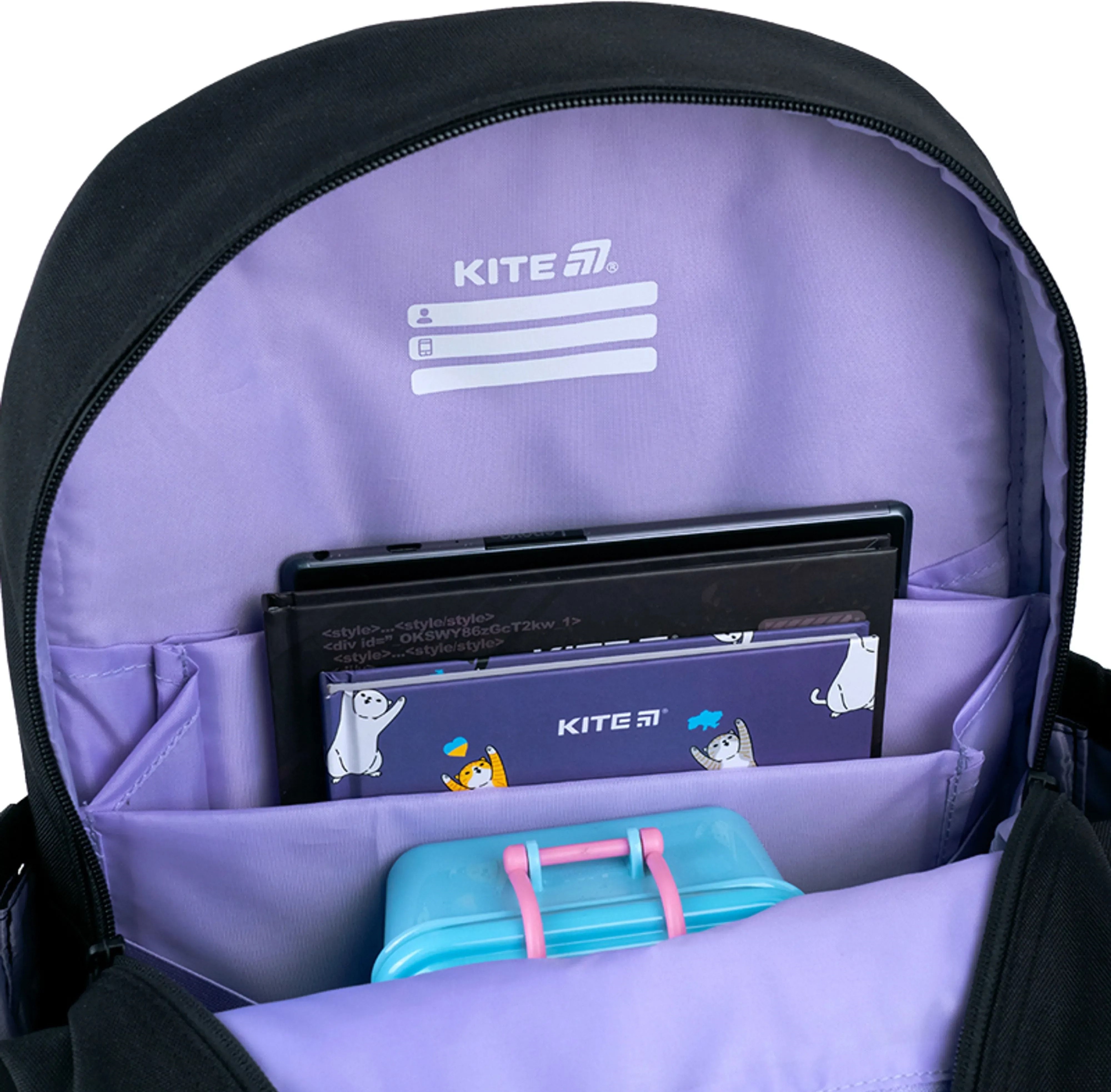 Школьный рюкзак Kite Education Panda Love K26-584M-2 фото 