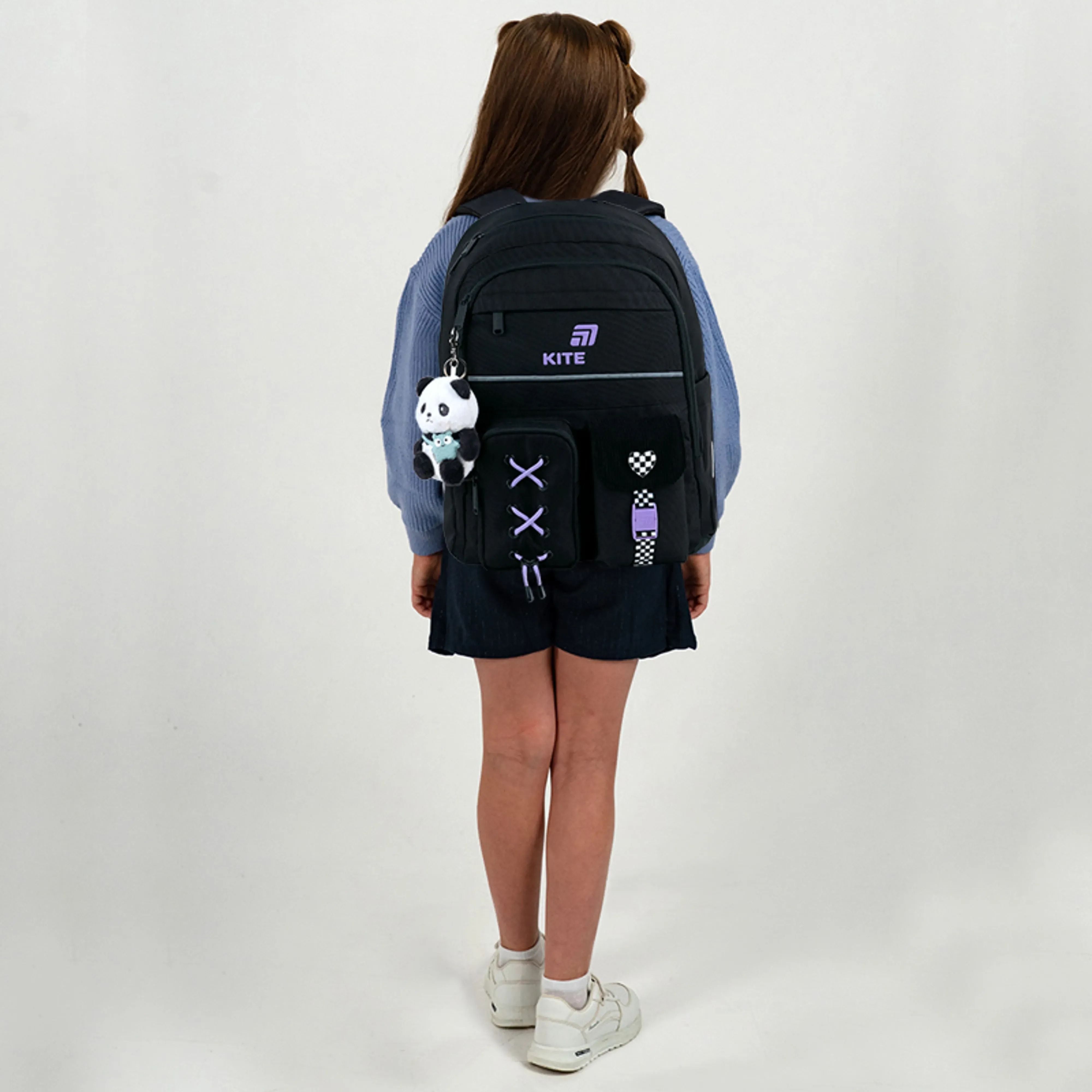 Школьный рюкзак Kite Education Panda Love K26-584M-2 фото 