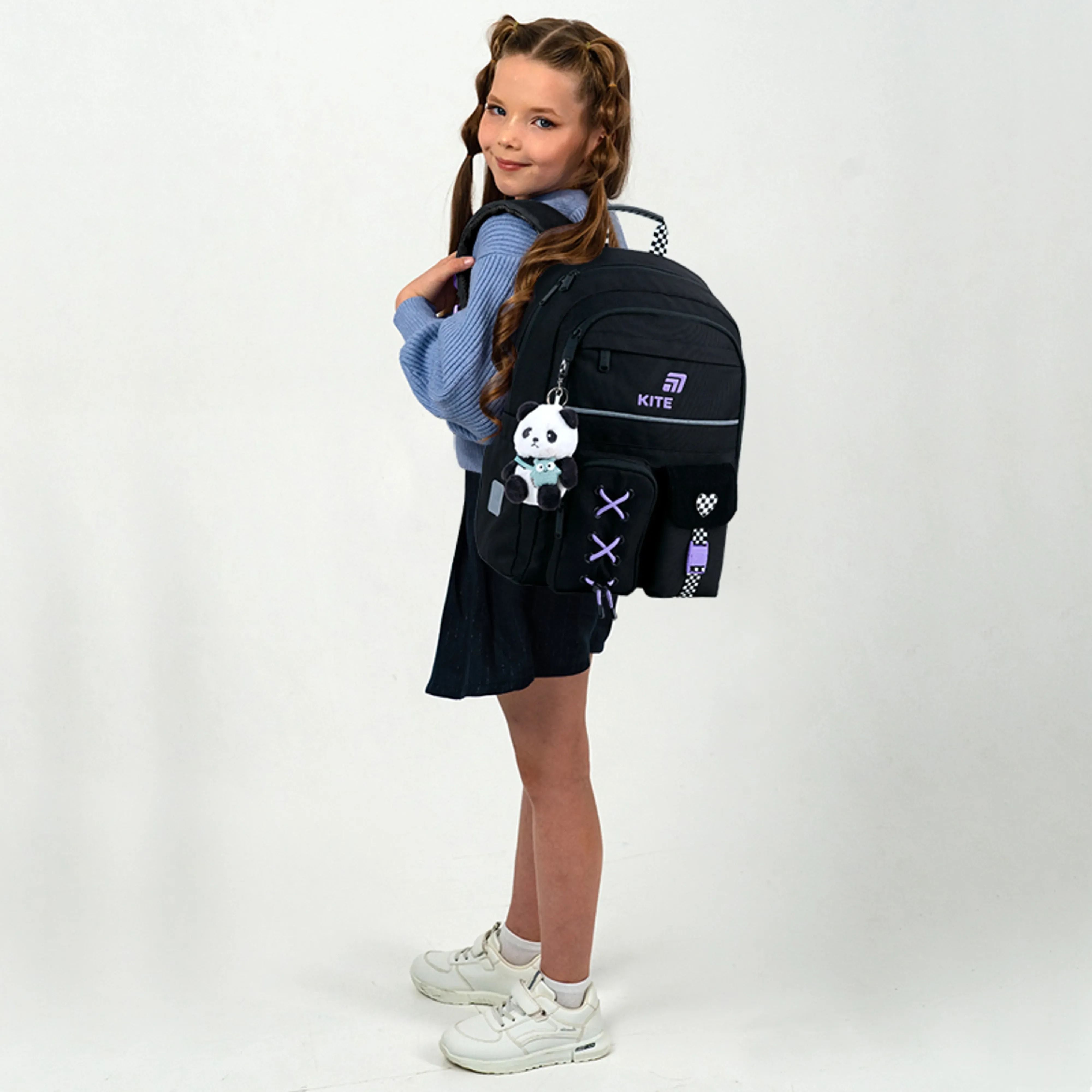 Школьный рюкзак Kite Education Panda Love K26-584M-2 фото 