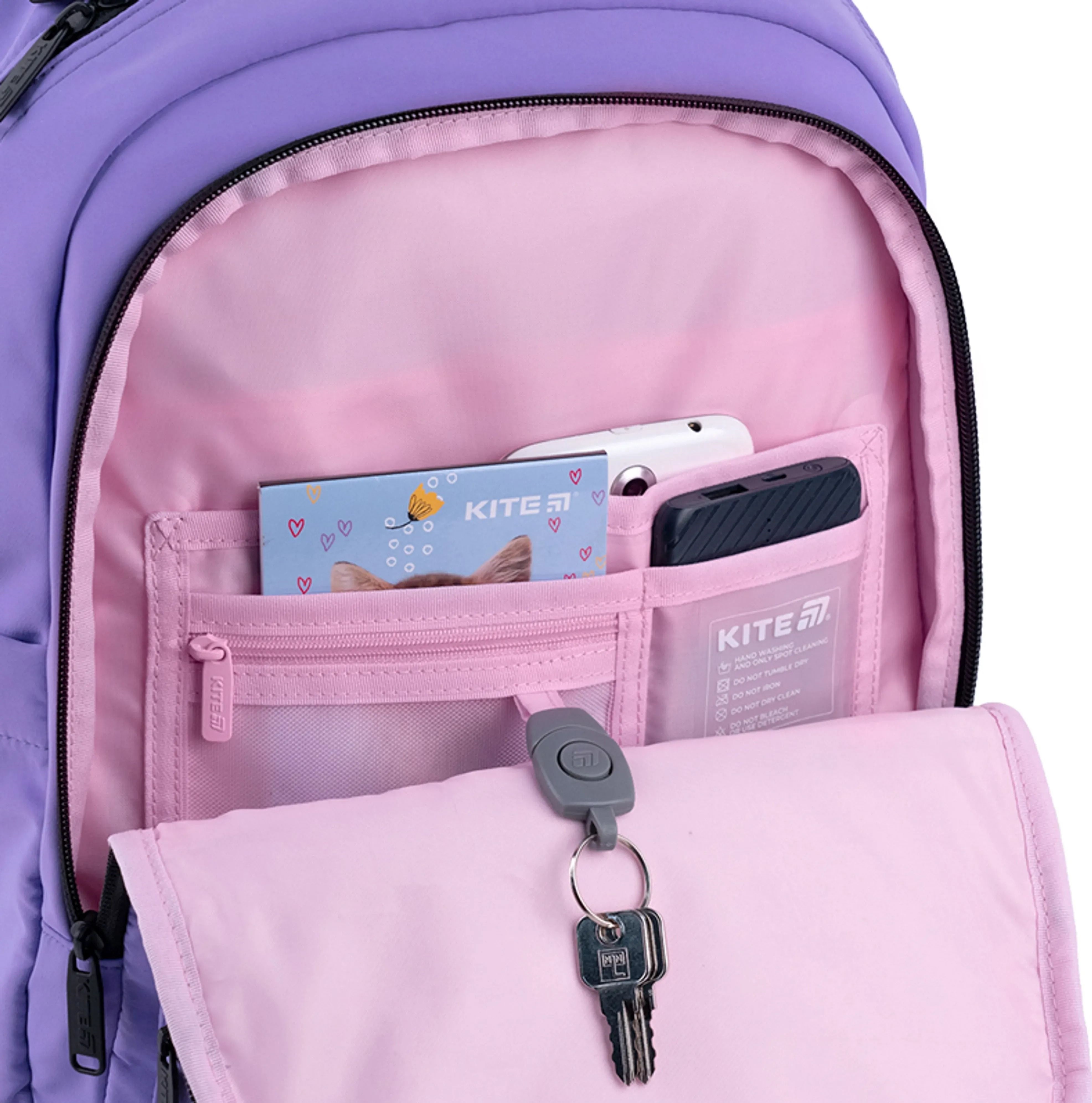 Школьный рюкзак Kite Education Kuromi HK26-584M фото 