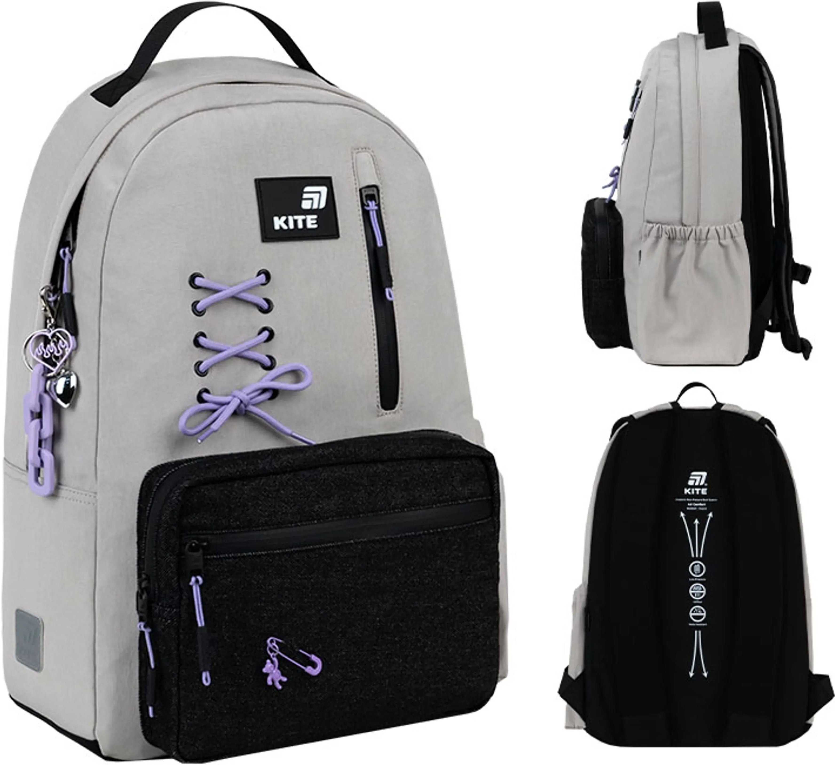 Рюкзак Kite Education teens Romantic Minimalism K26-949L-1 фото 