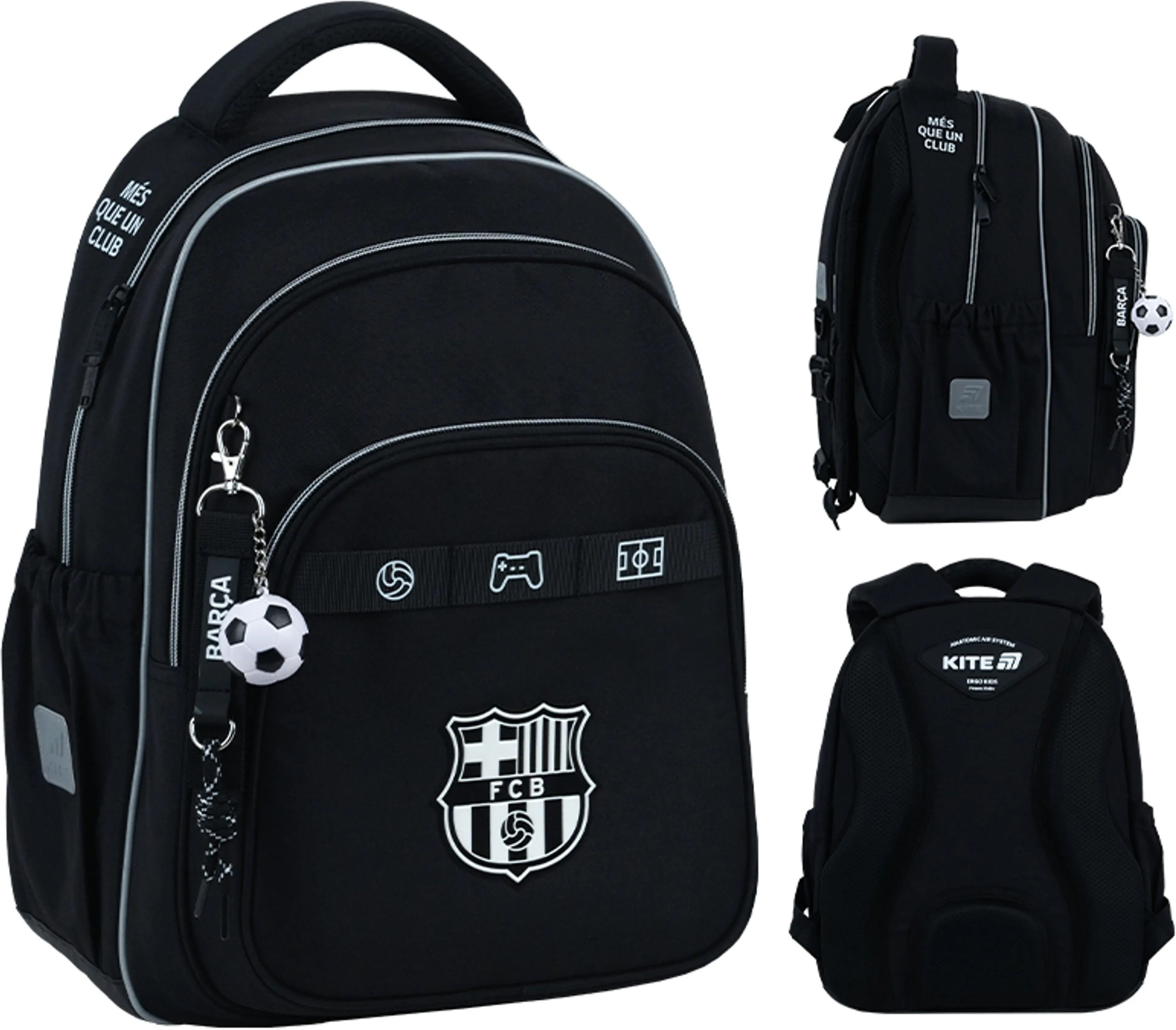 Школьный рюкзак Kite Education FC Barcelona BC26-763M фото 