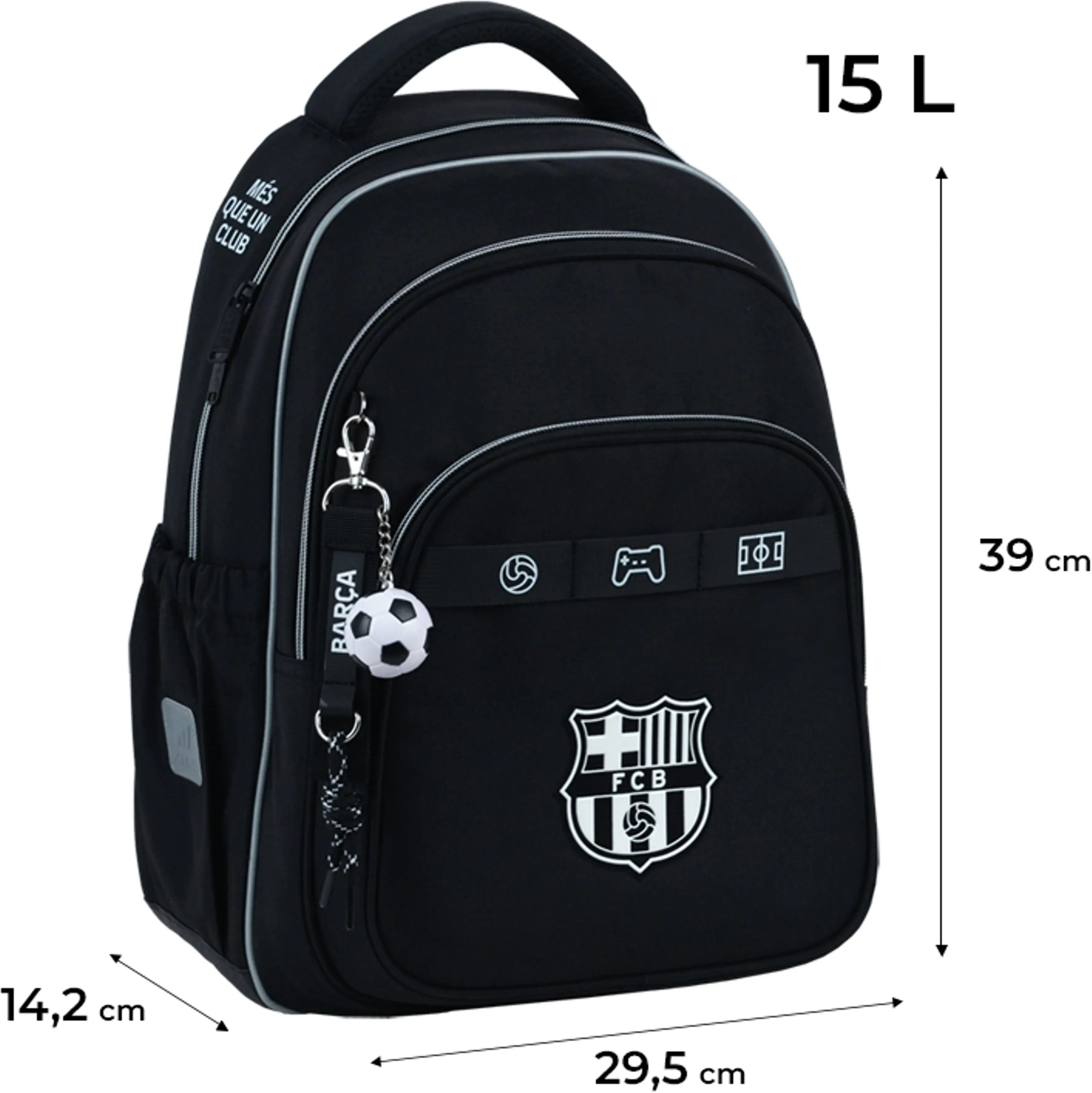 Школьный рюкзак Kite Education FC Barcelona BC26-763M фото 