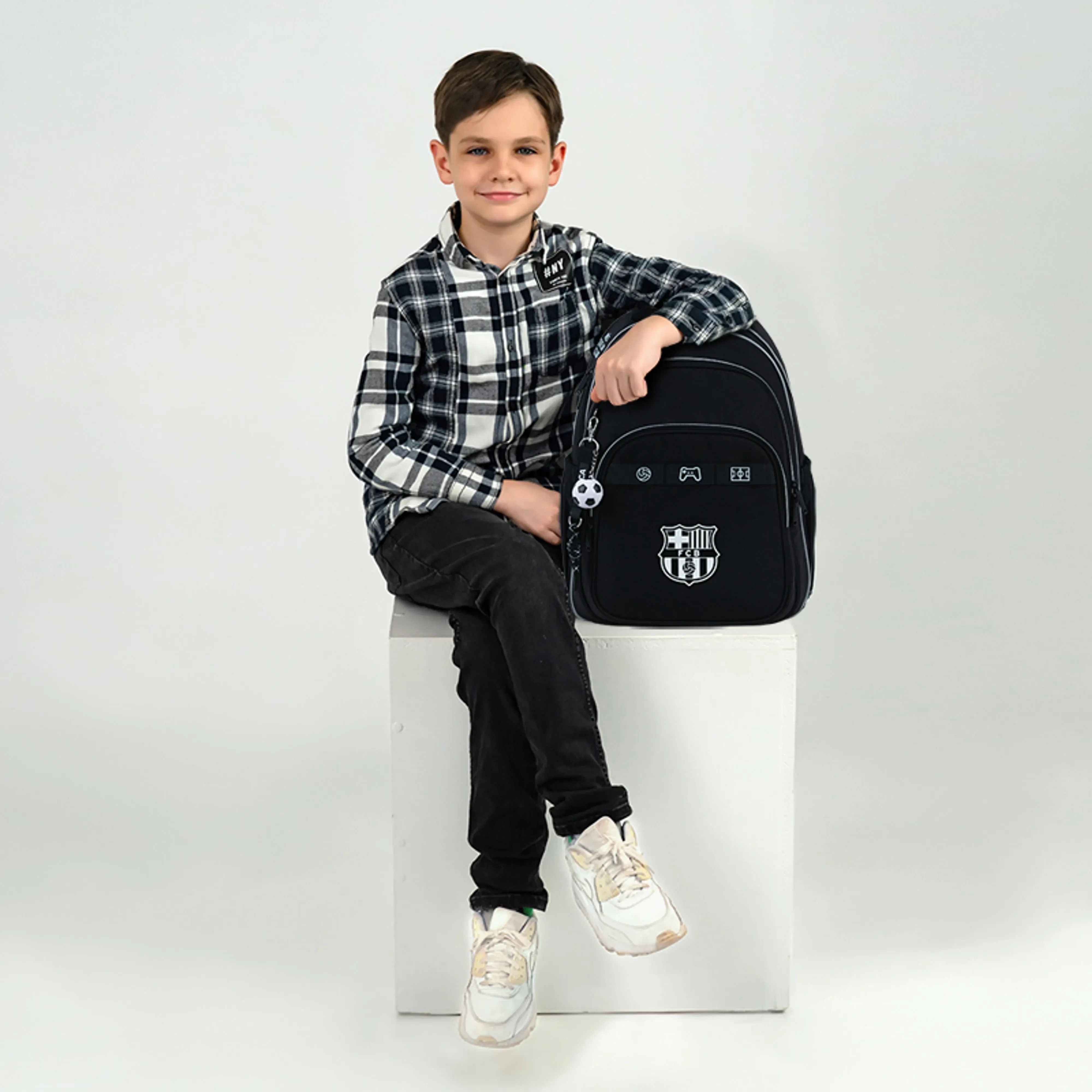 Школьный рюкзак Kite Education FC Barcelona BC26-763M фото 