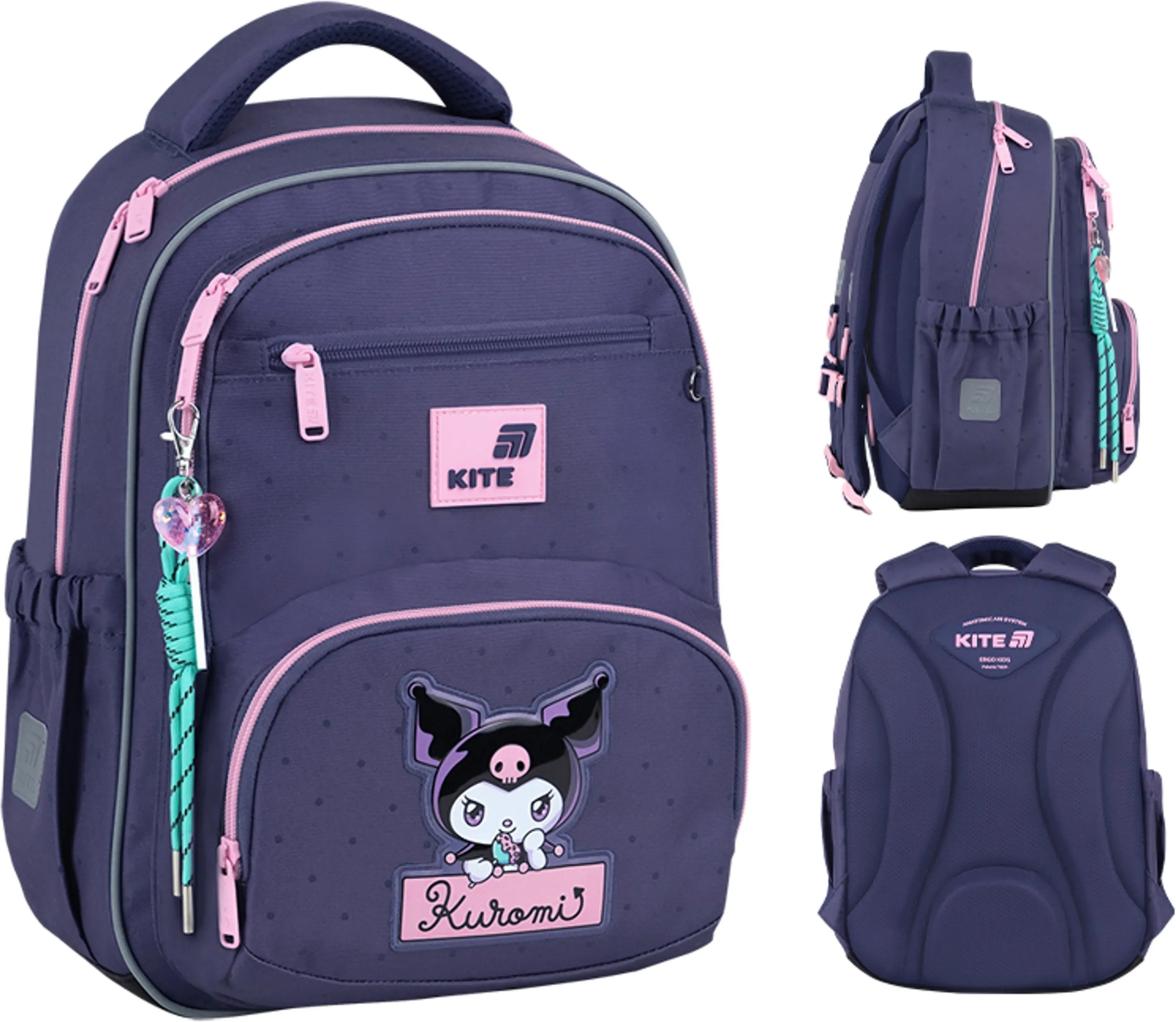 Школьный рюкзак Kite Education Kuromi HK26-773M фото 