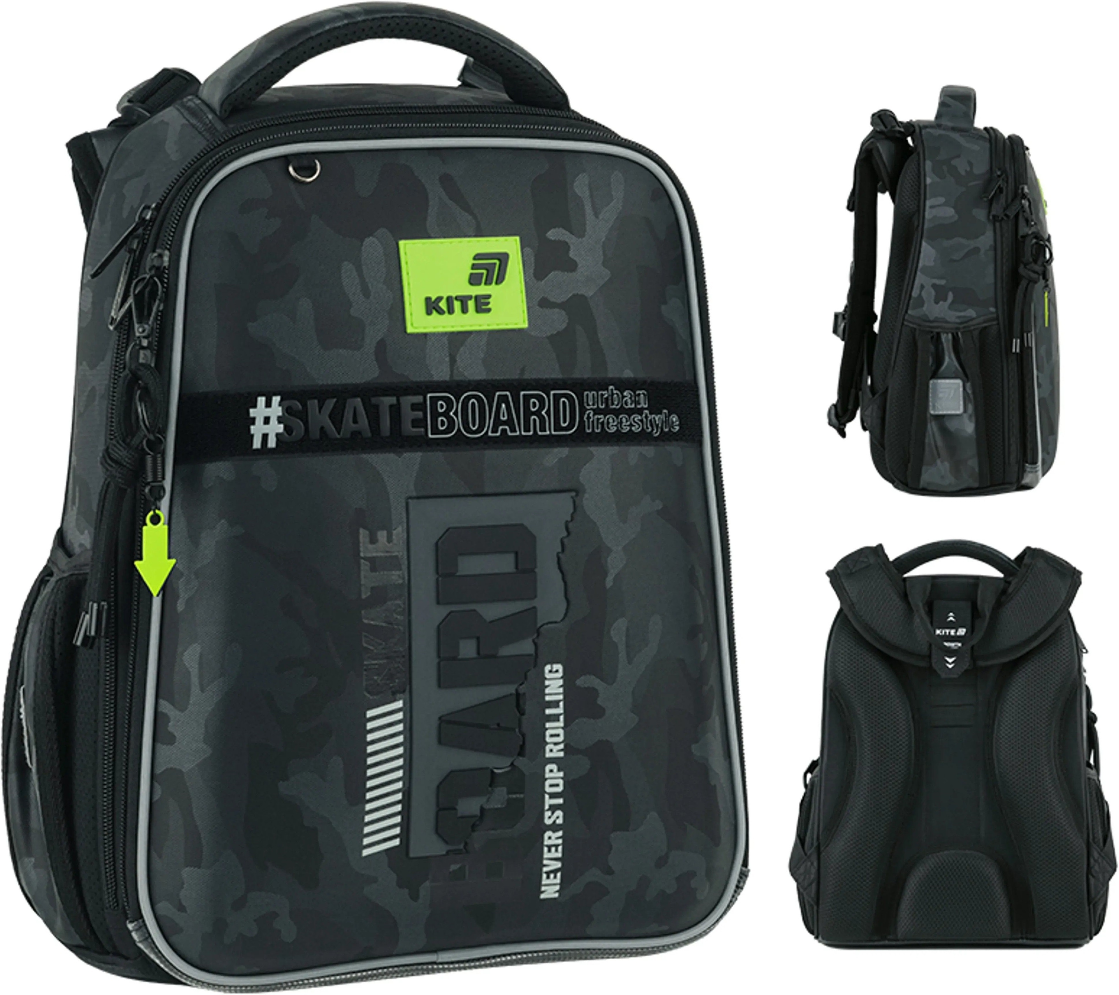 Рюкзак школьный каркасный Kite Education SK8 Board K26-531M-2 фото 