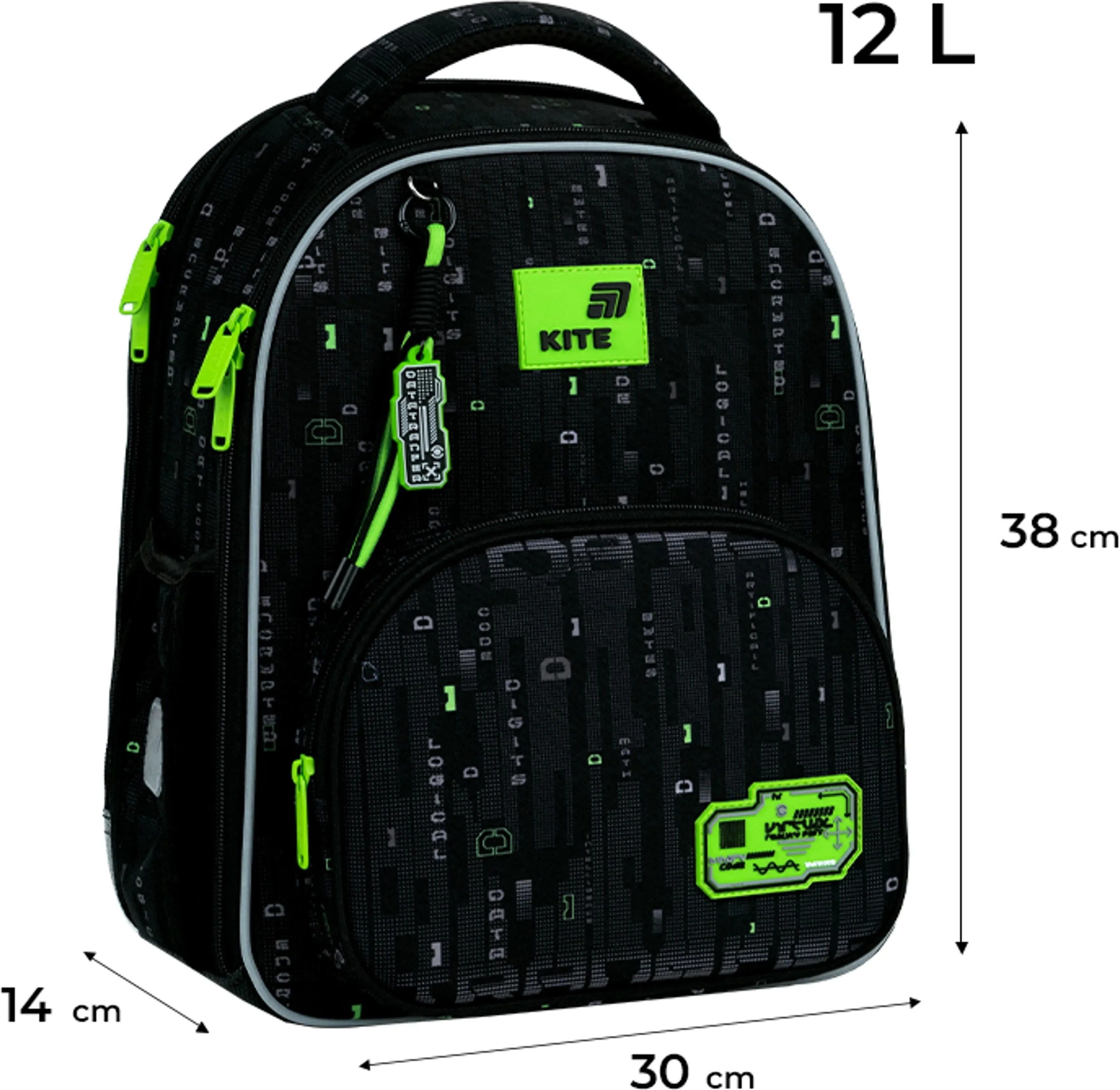 Рюкзак школьный каркасный Kite Education Digital K26-556M-4 фото 