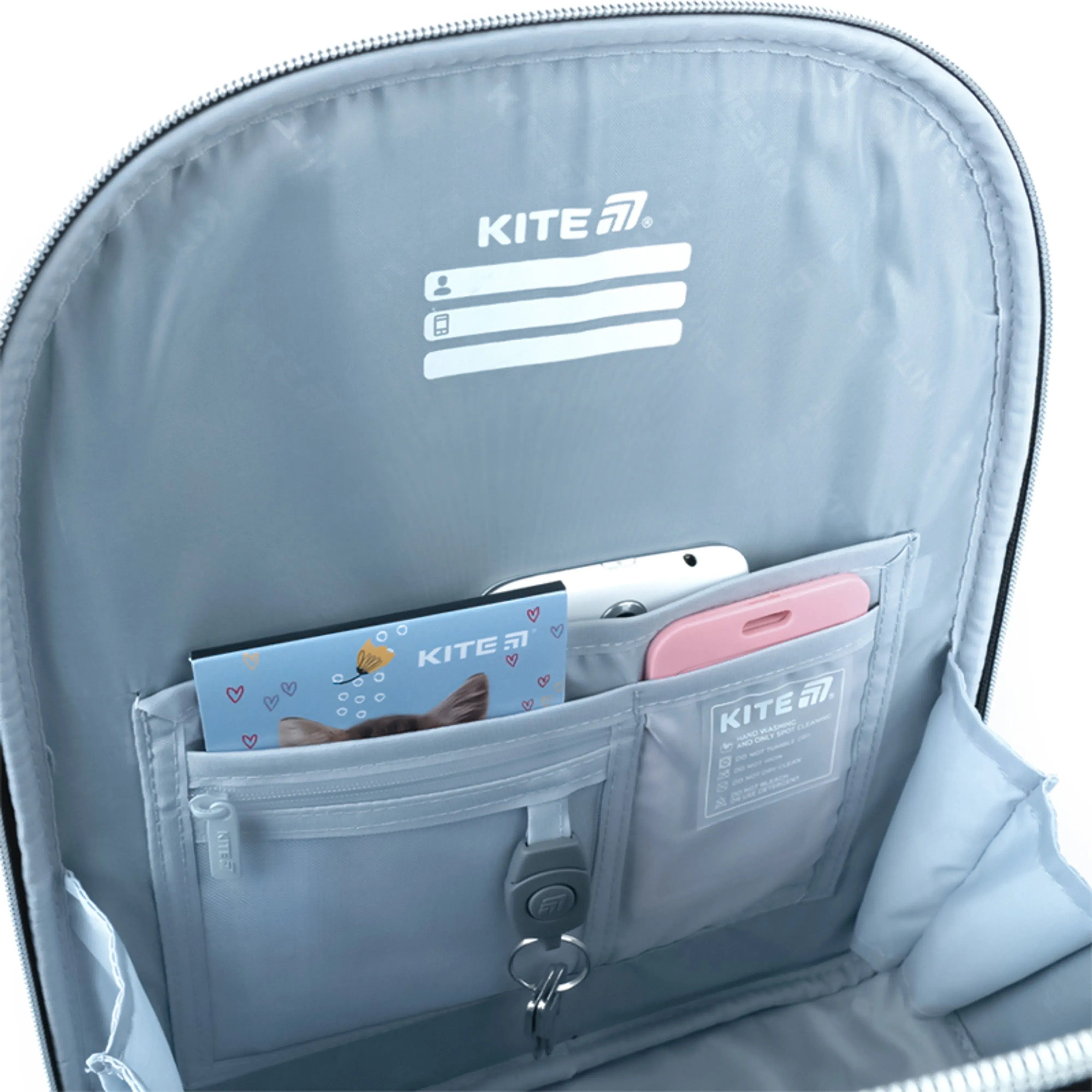 Рюкзак школьный каркасный Kite Education Black&amp;Silver K26-556M-2 фото 