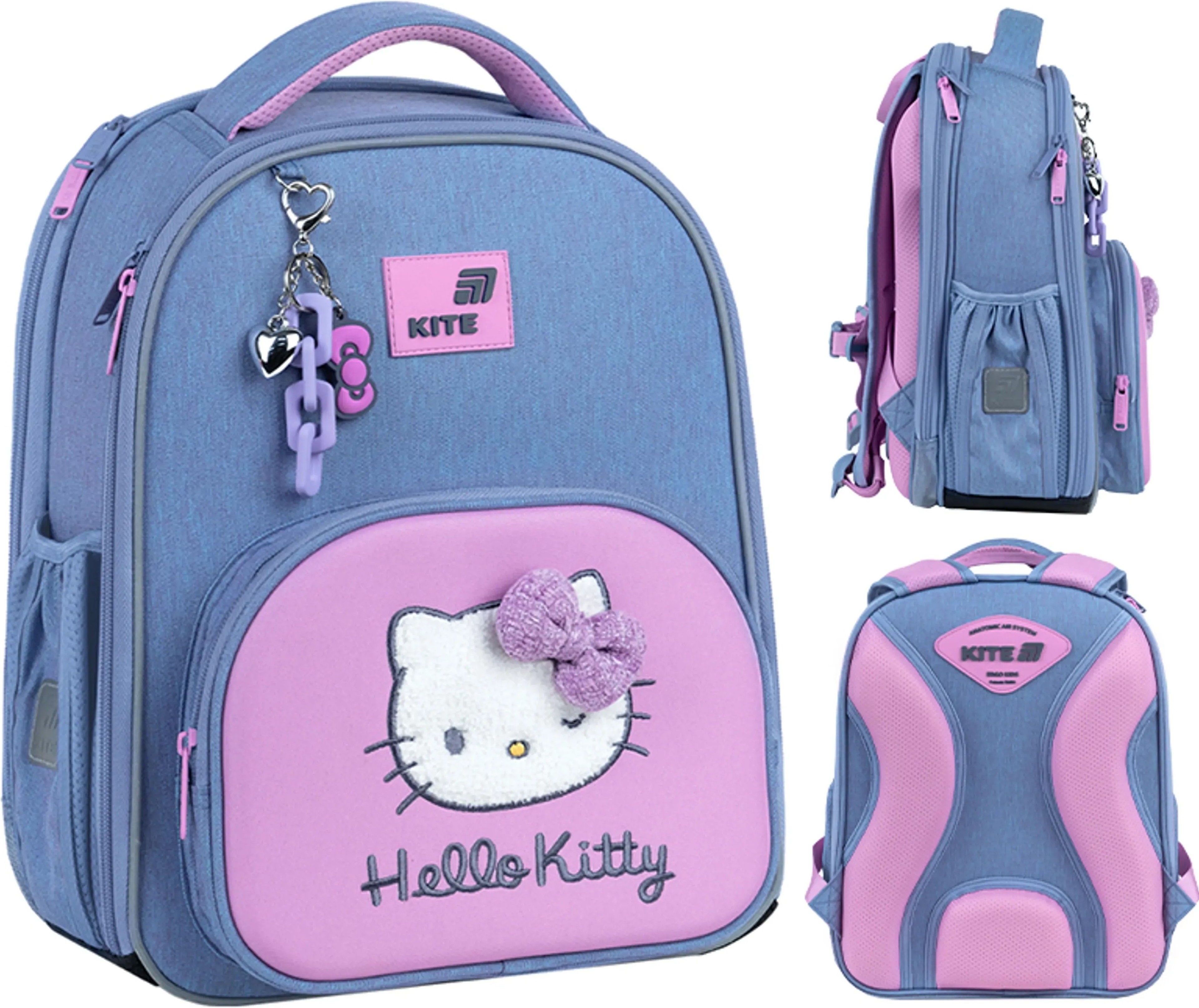 Рюкзак школьный каркасный Kite Education Hello Kitty HK26-556M фото 