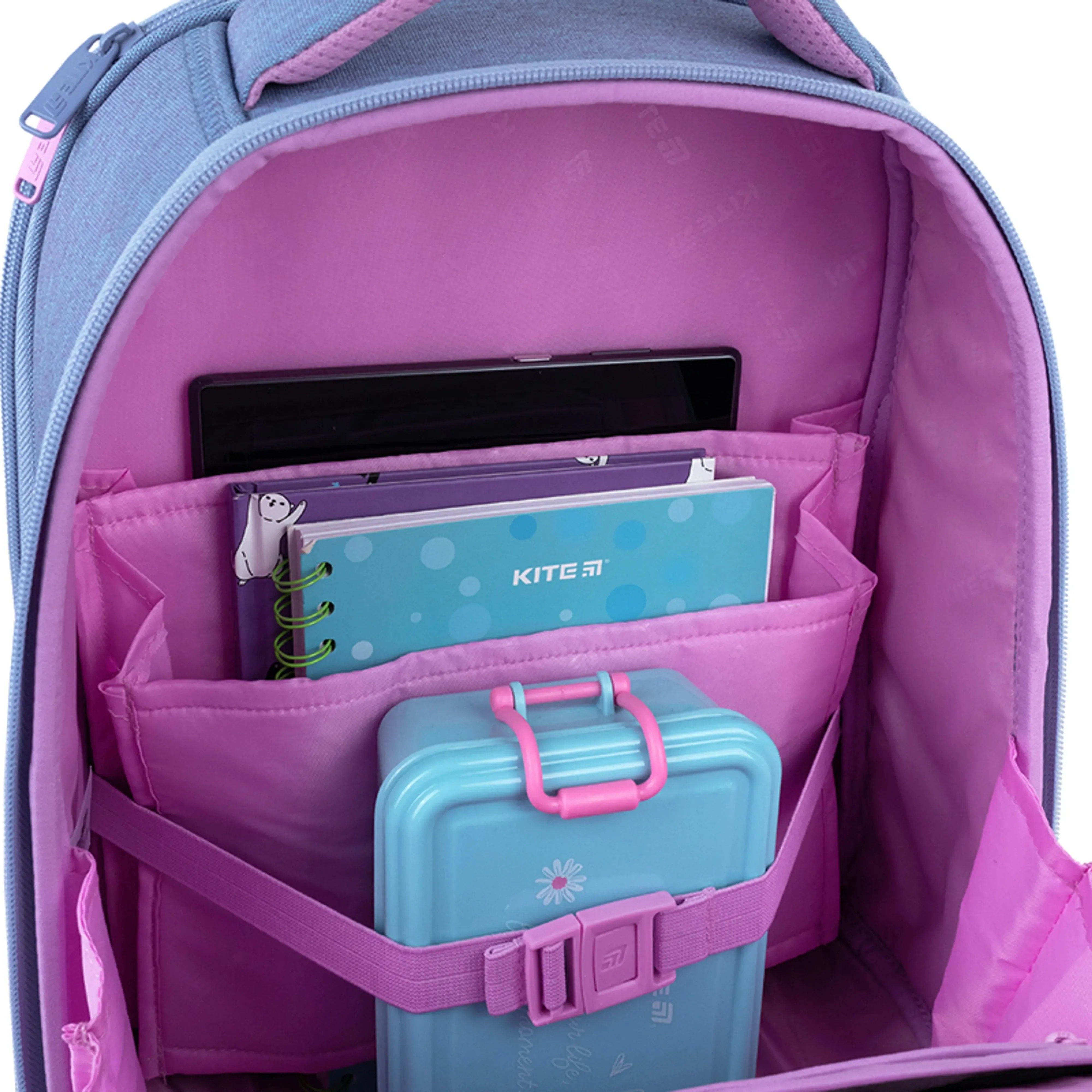 Рюкзак школьный каркасный Kite Education Hello Kitty HK26-556M фото 