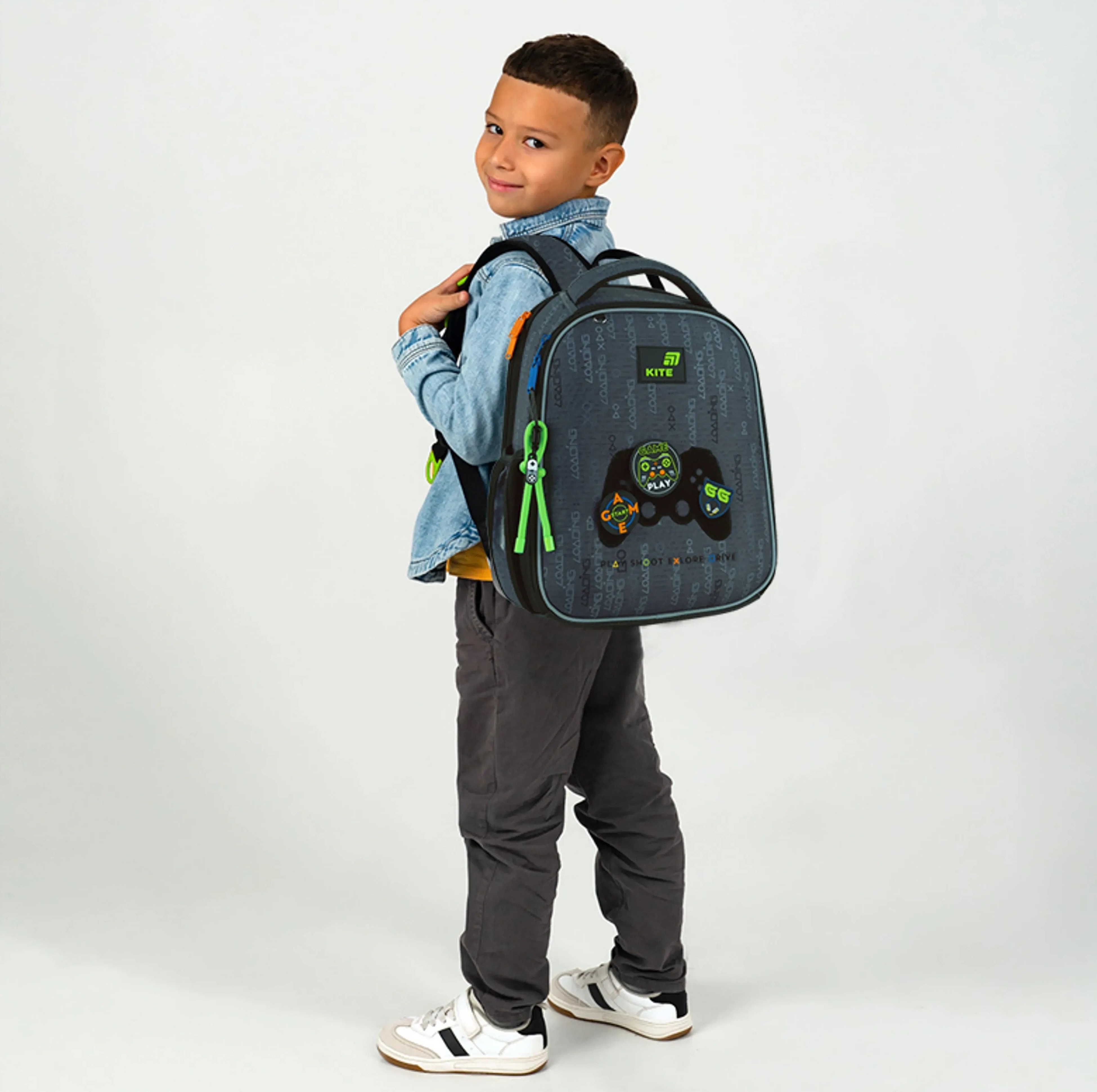 Рюкзак школьный каркасный Kite Education Good Game K26-555S-5 фото 