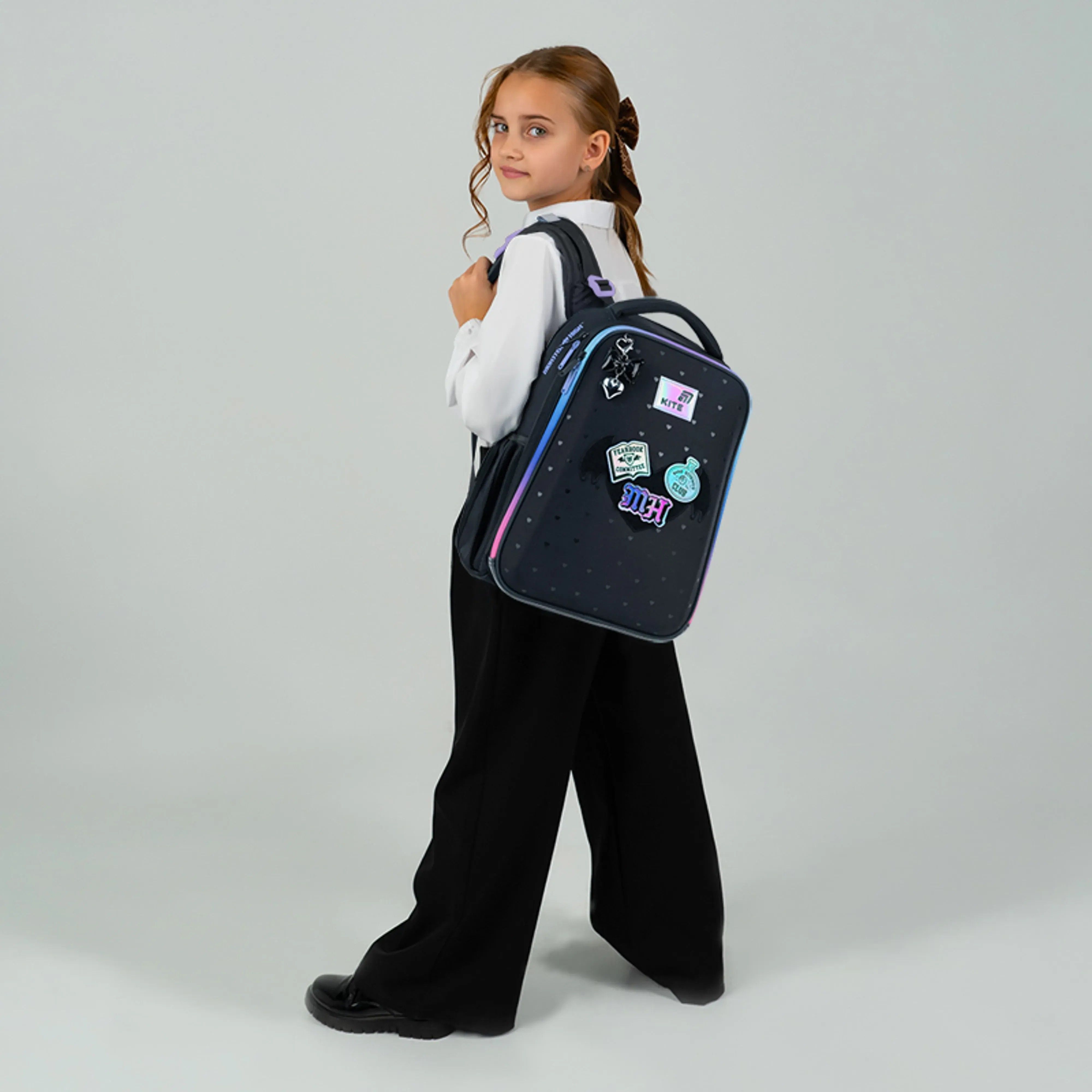 Рюкзак школьный каркасный Kite Education Monster High MH26-531M фото 