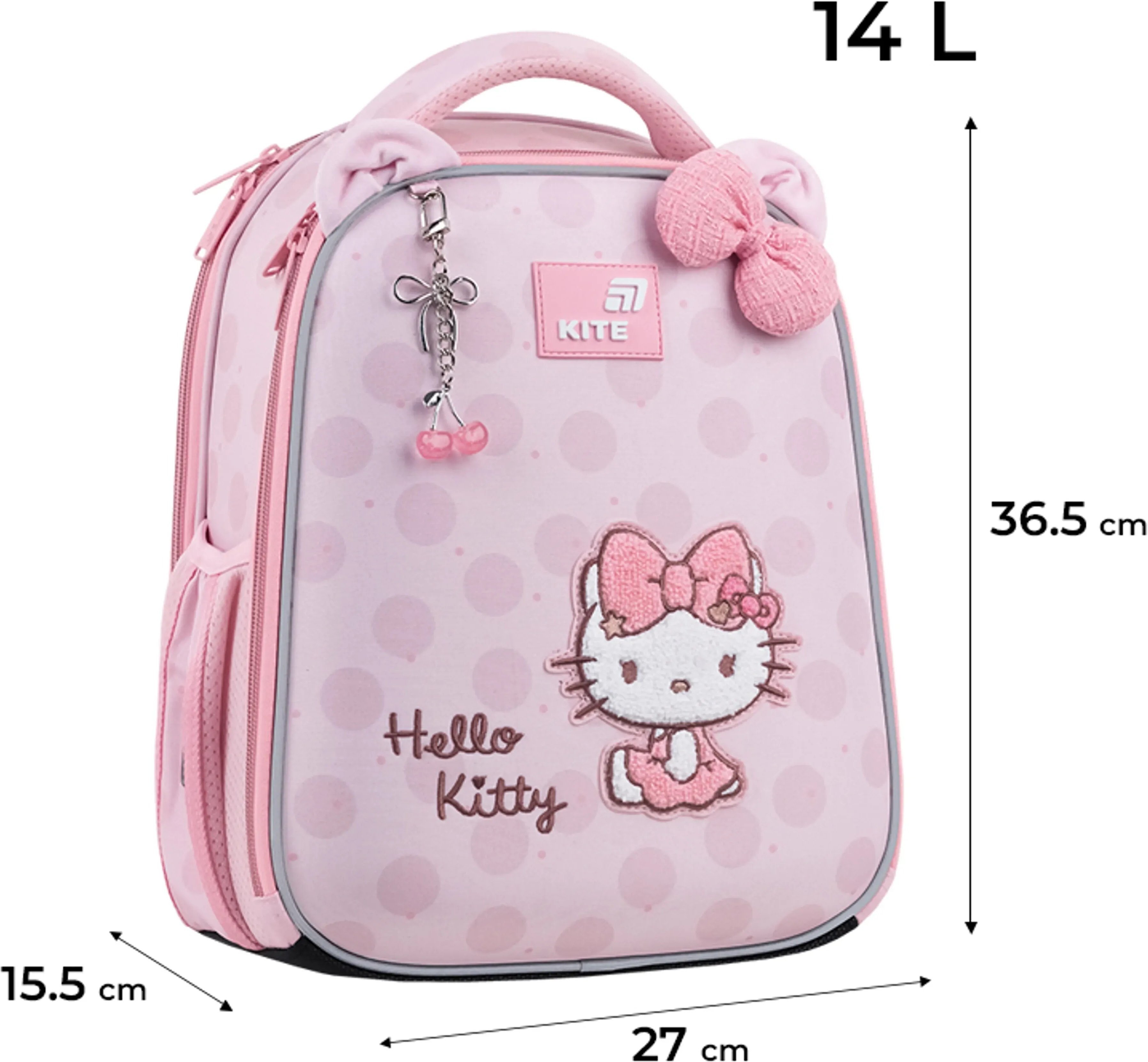 Рюкзак школьный каркасный Kite Education Hello Kitty HK26-555S-2 фото 