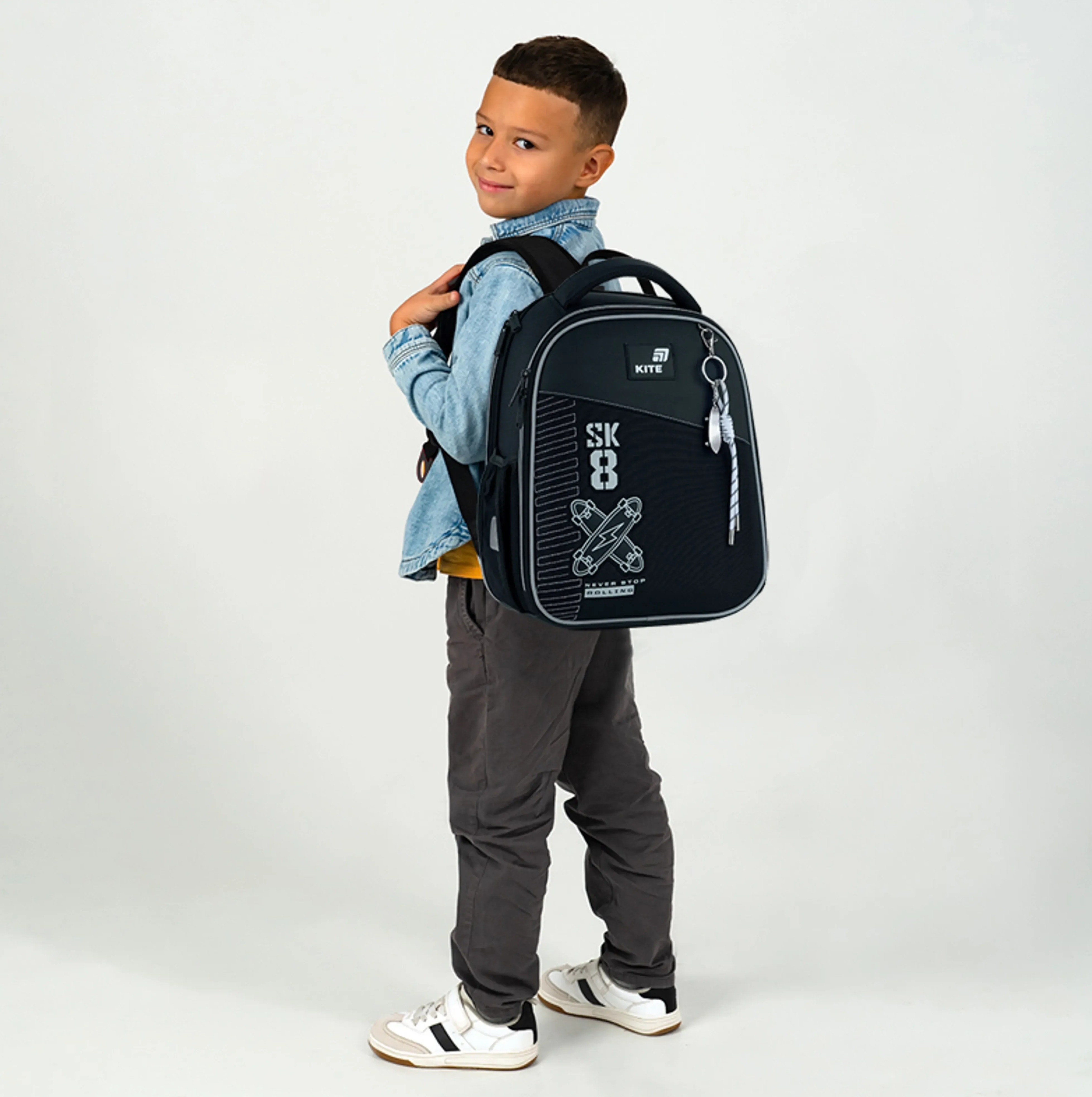 Рюкзак школьный каркасный Kite Education Skate K26-555S-7 фото 