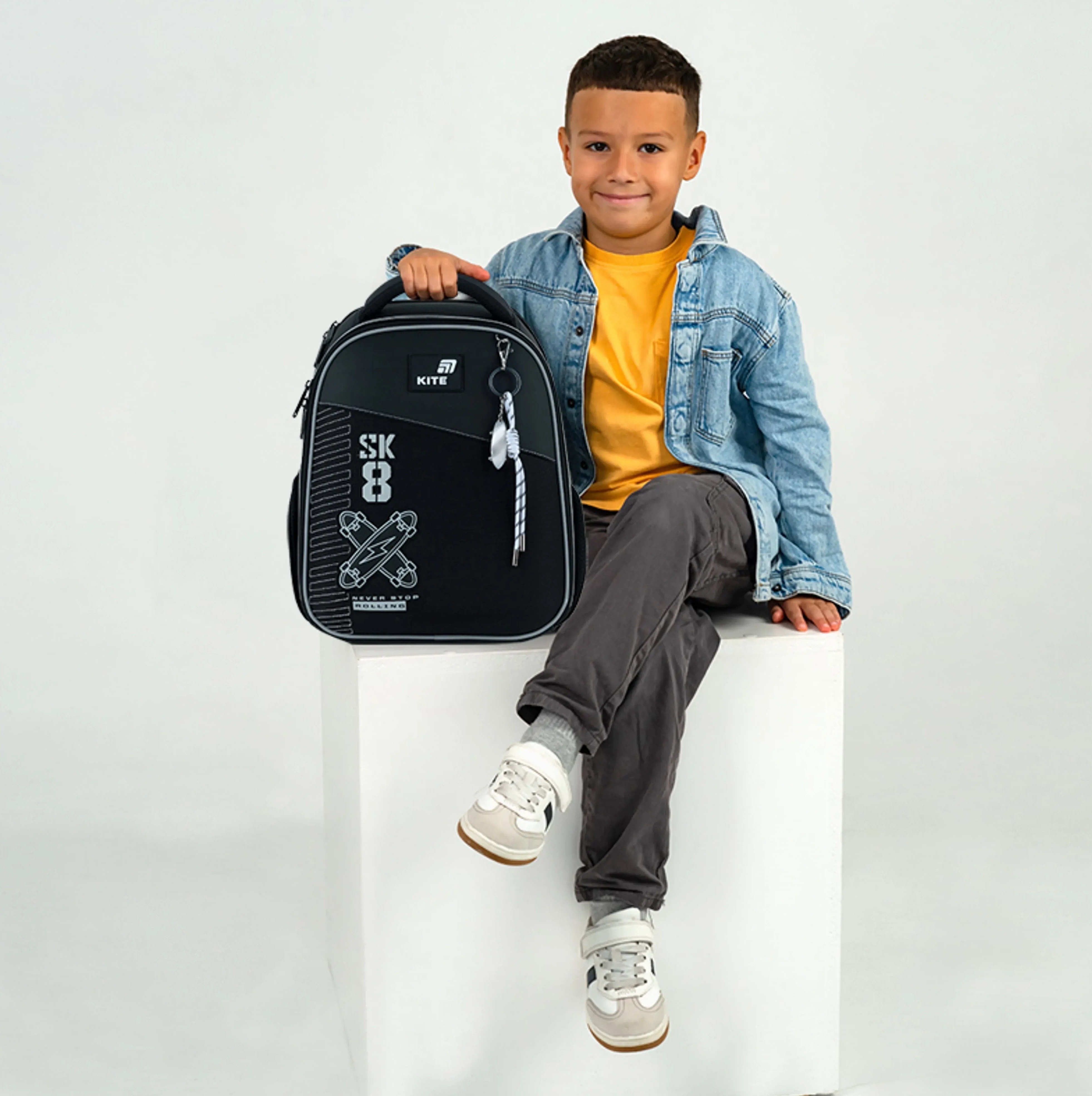 Рюкзак школьный каркасный Kite Education Skate K26-555S-7 фото 